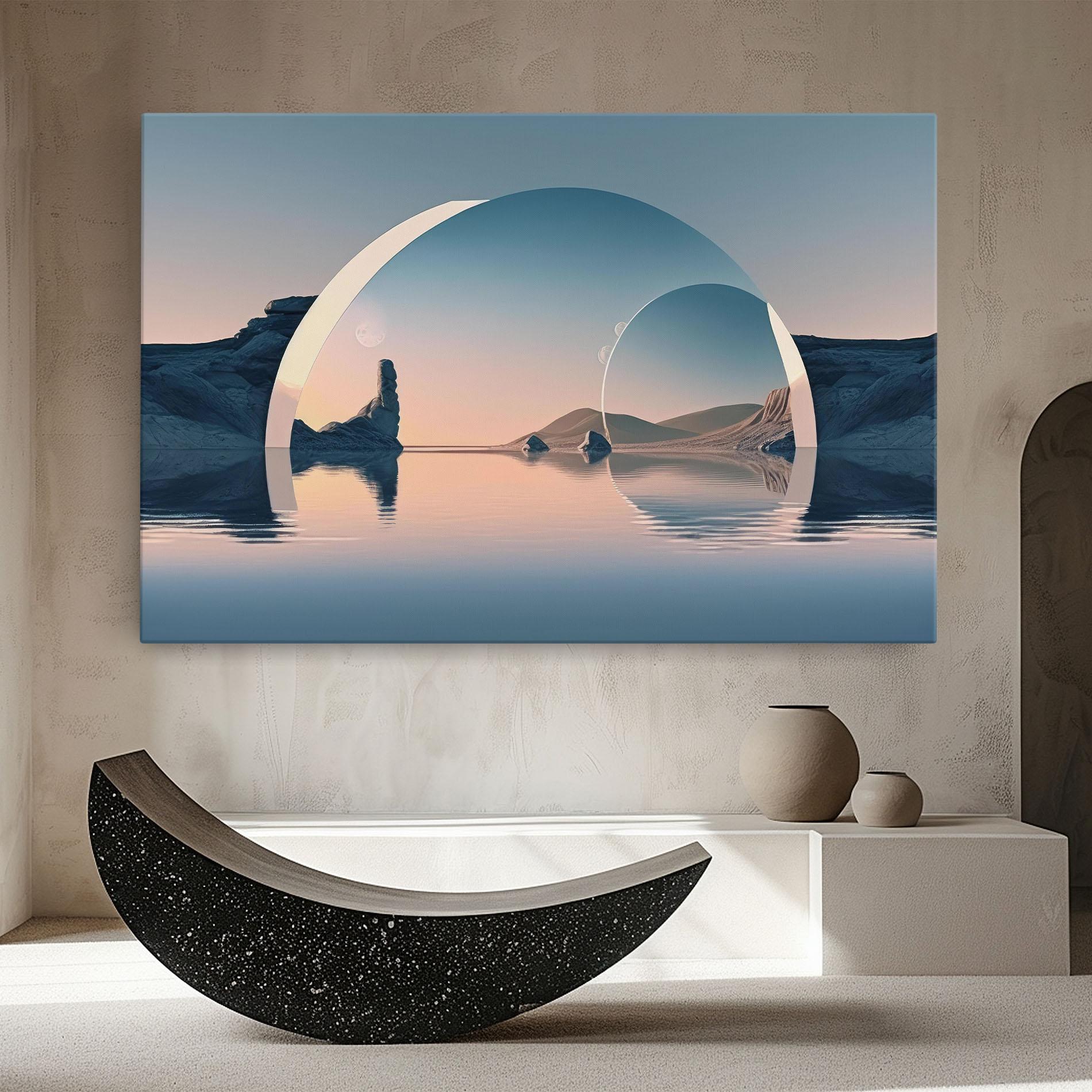 Tablou Canvas 3d Fantastic Elements mockup 8