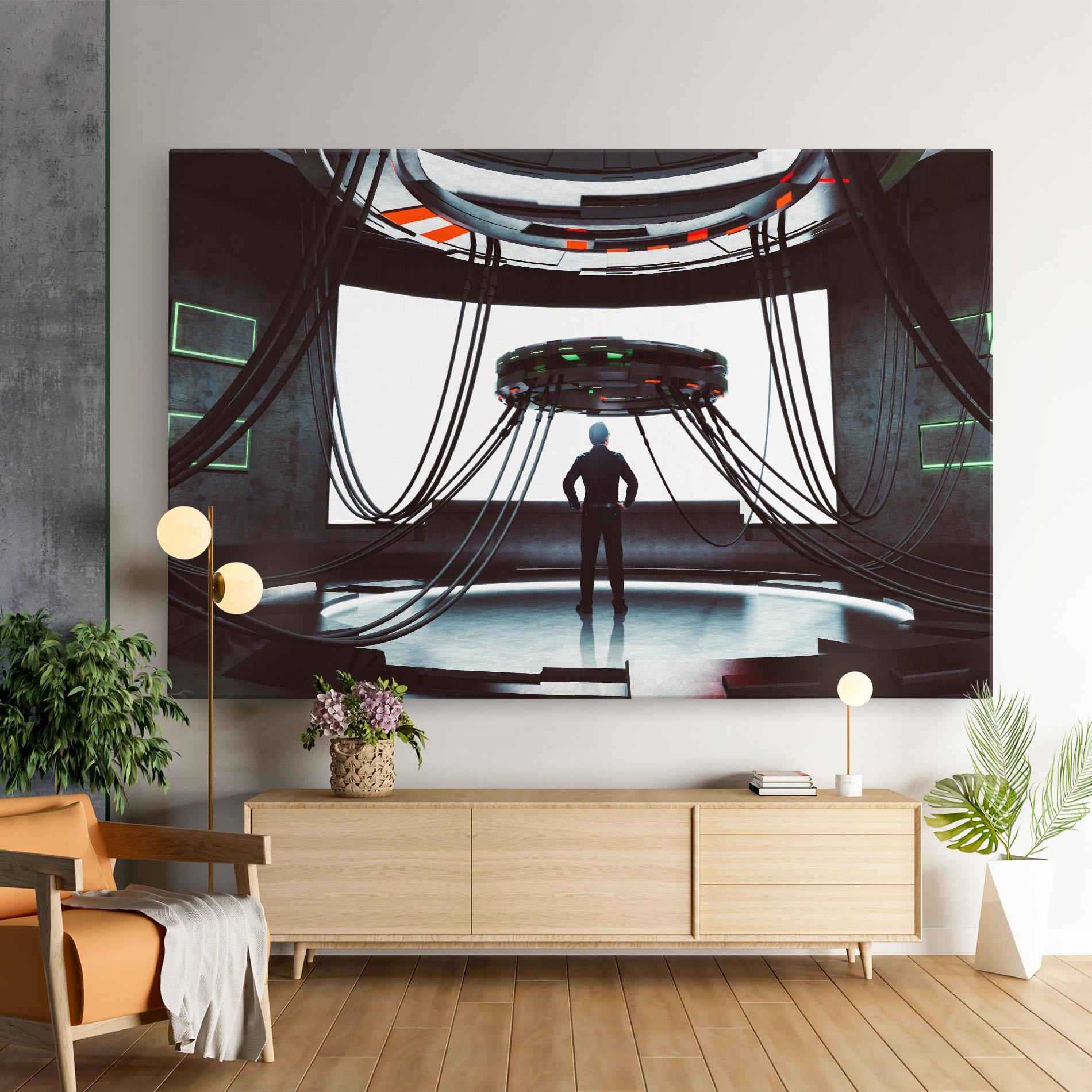 Tablou Canvas Cyber Chronicle mockup 9