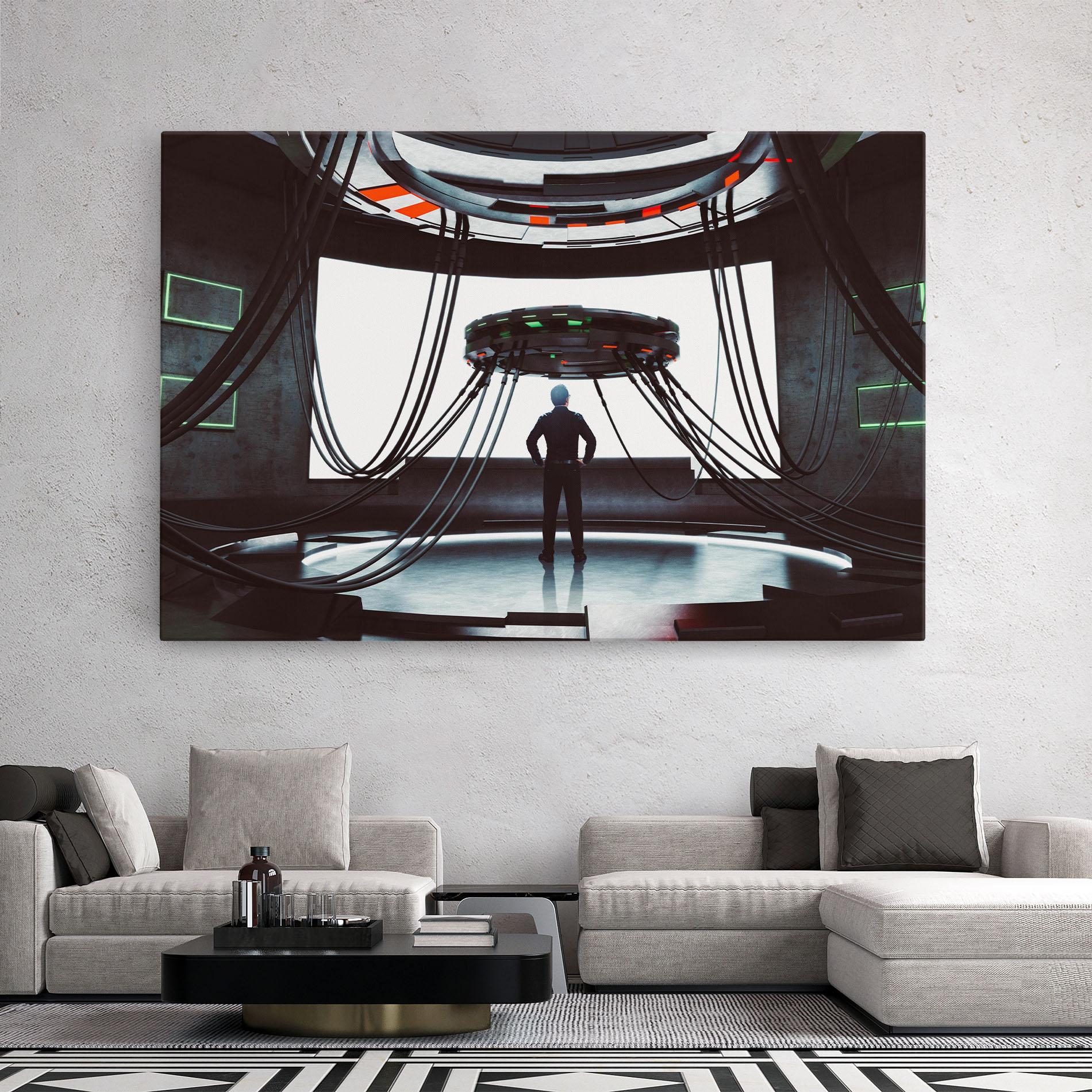 Tablou Canvas Cyber Chronicle mockup 2