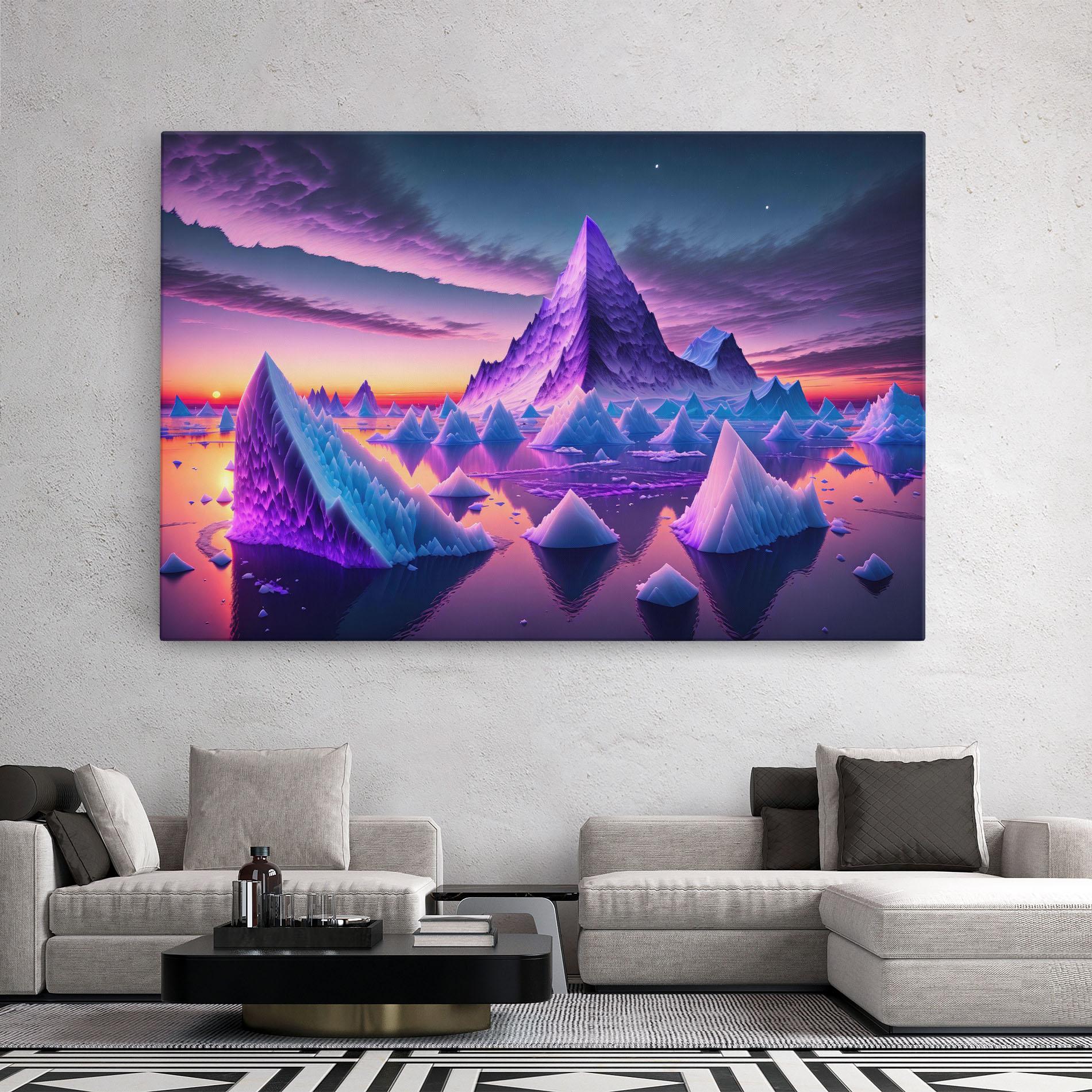 Tablou Canvas Floating Iceberg mockup 2