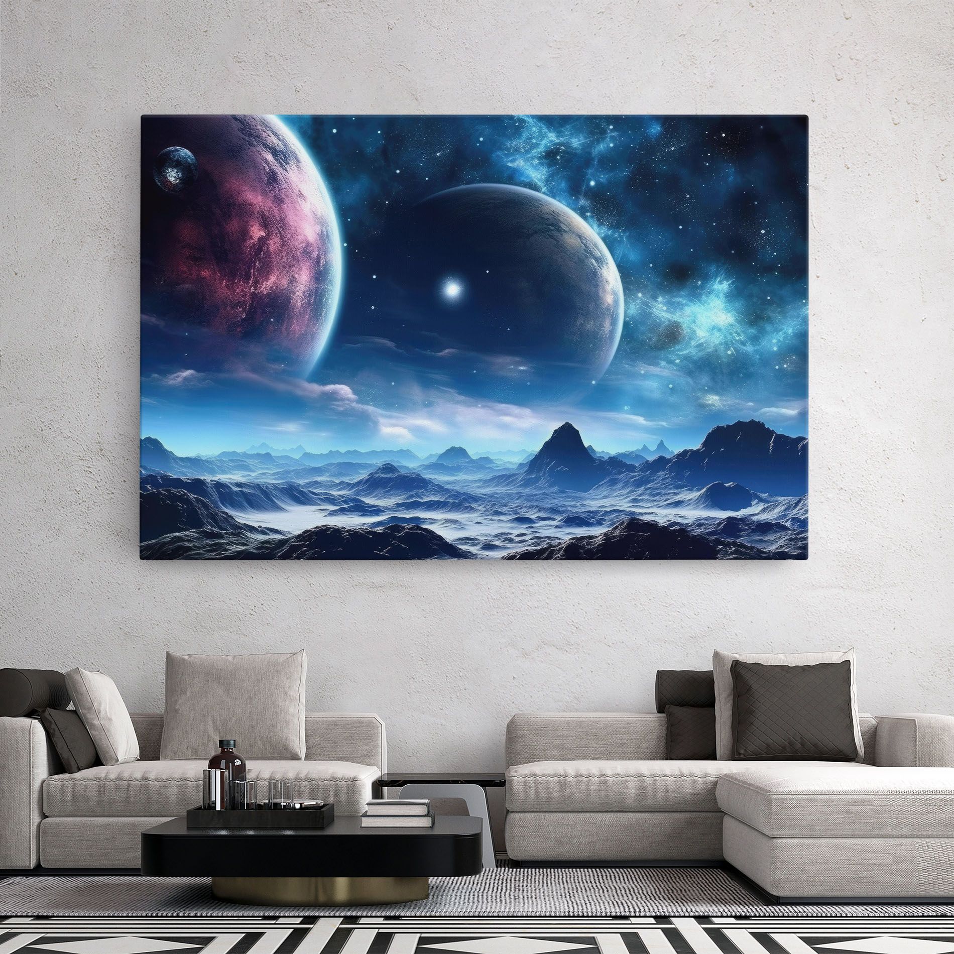 Space Planets And Stars mockup 2