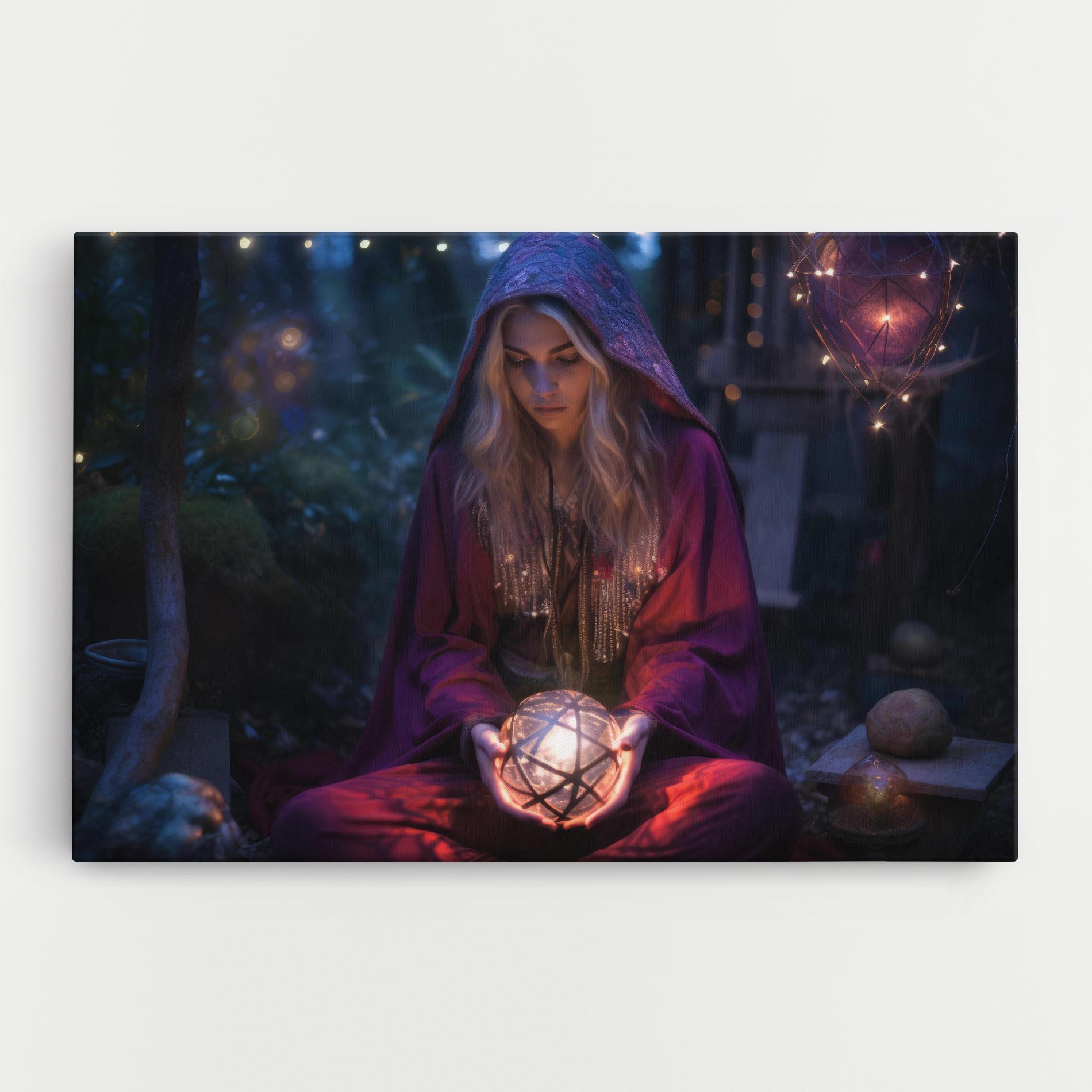Tablou Canvas Garden Witch mockup 0
