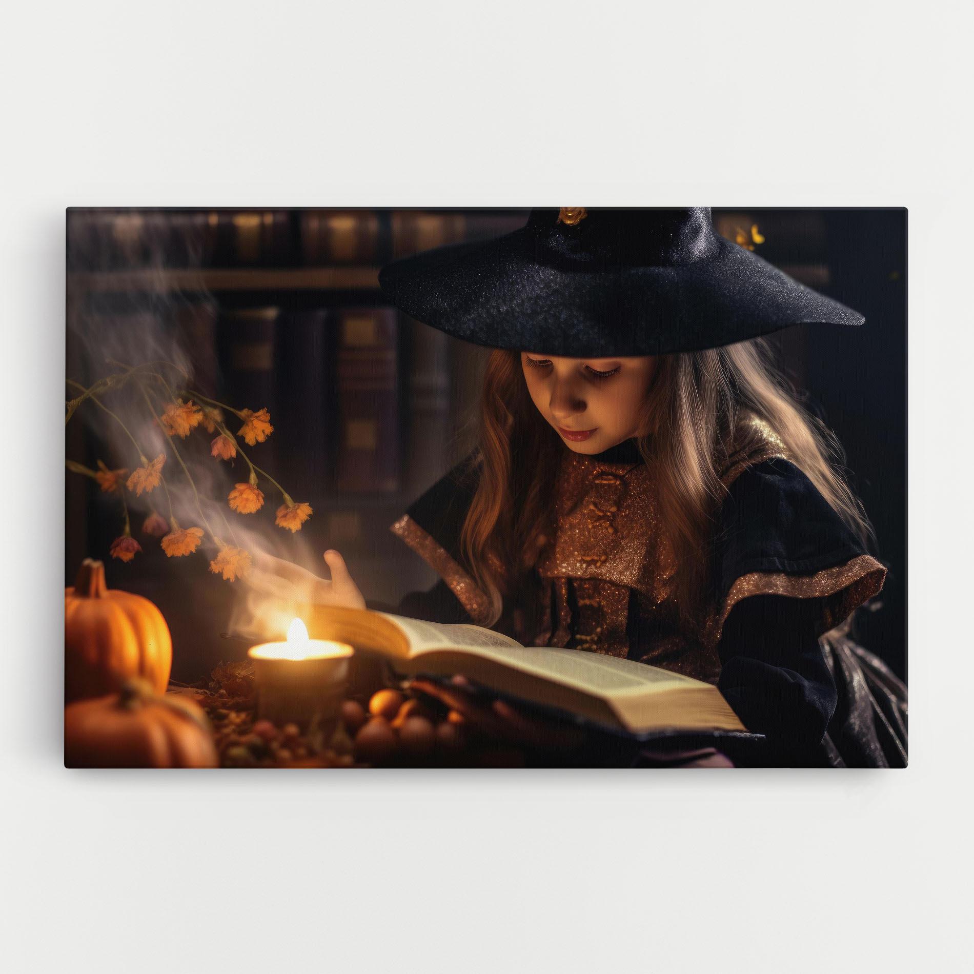 Tablou Canvas Little Witch mockup 0