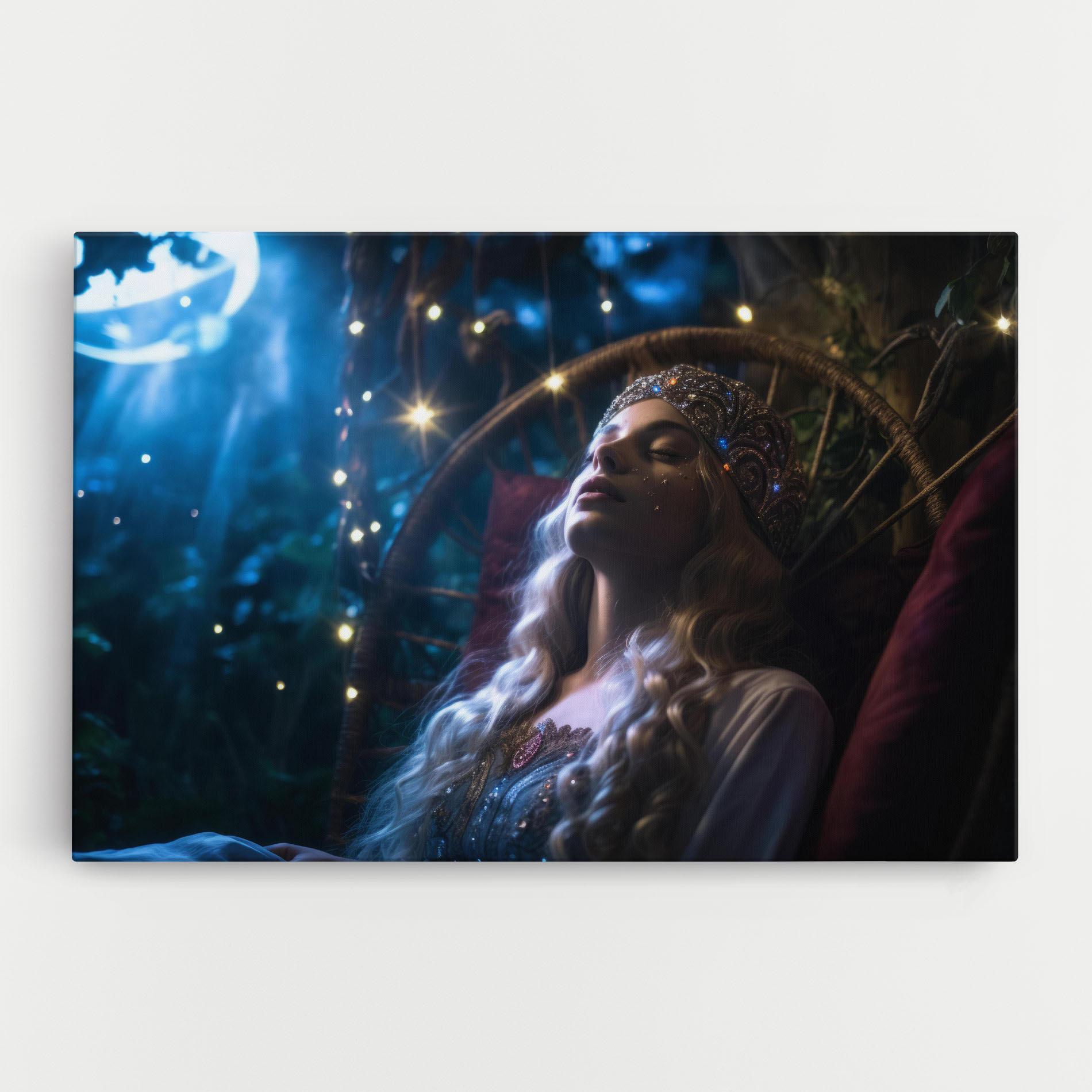 Tablou Canvas Witch Sleeping mockup 0