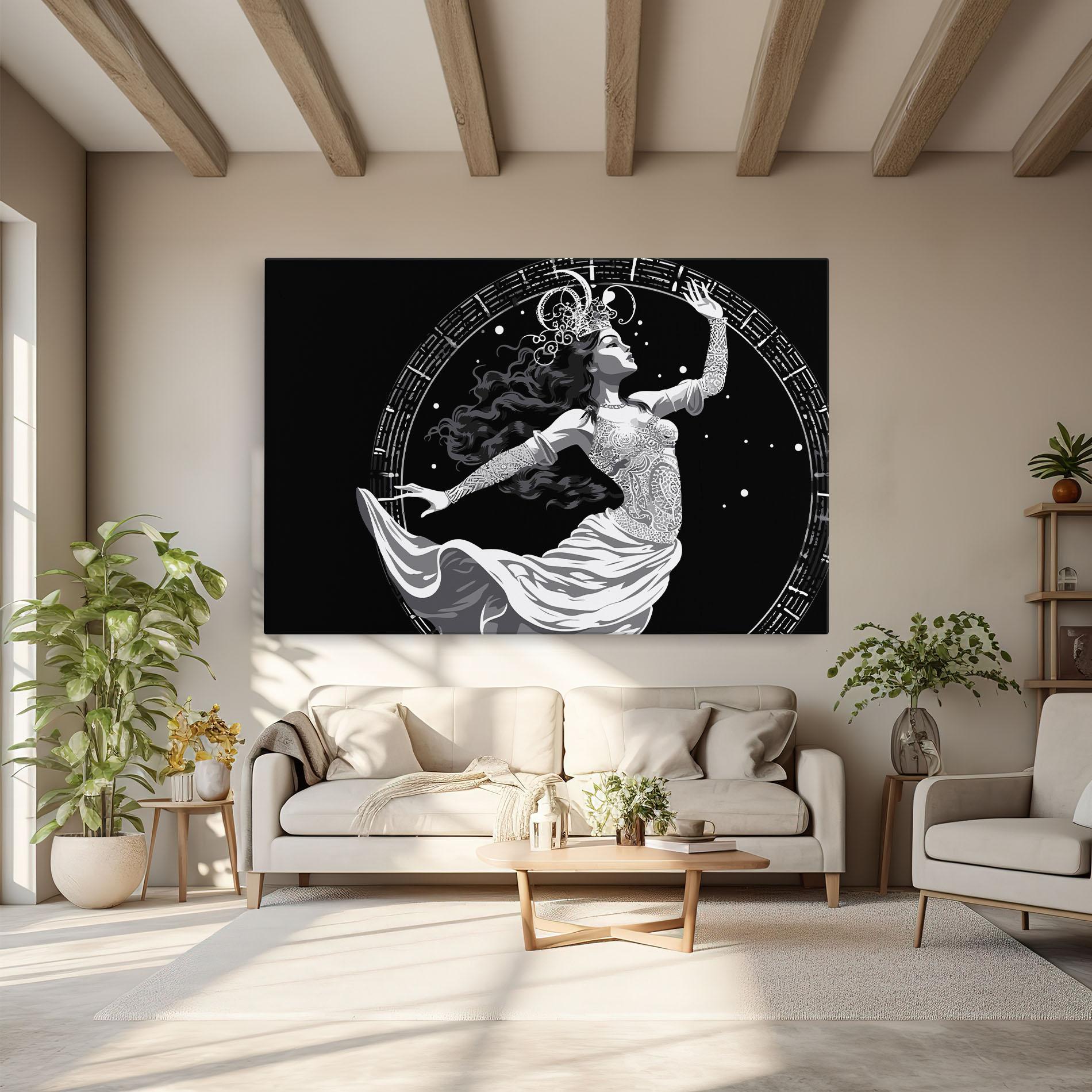 Tablou Canvas Beautiful Witch mockup 6