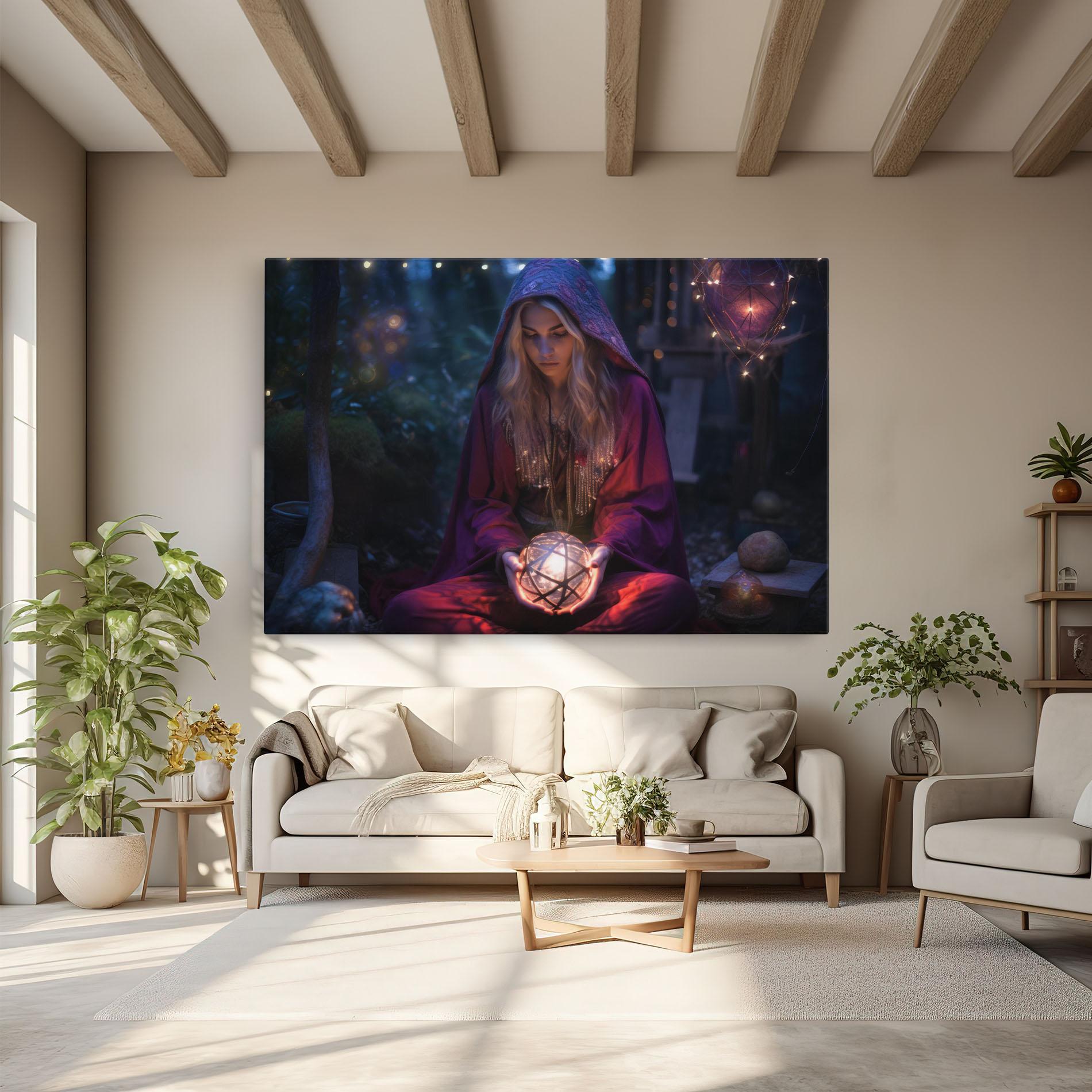 Tablou Canvas Garden Witch mockup 6