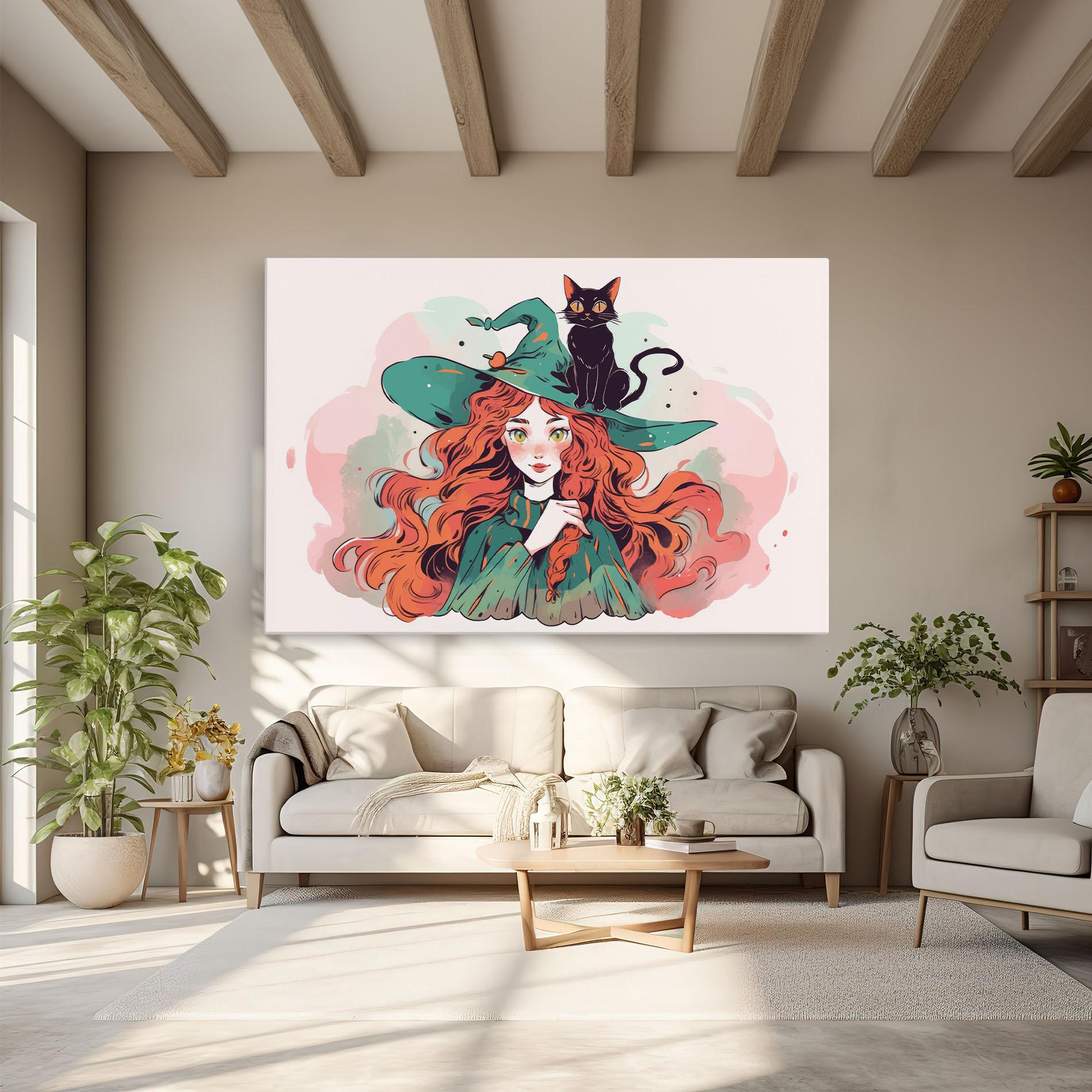 Tablou Canvas Red Air Witch mockup 6