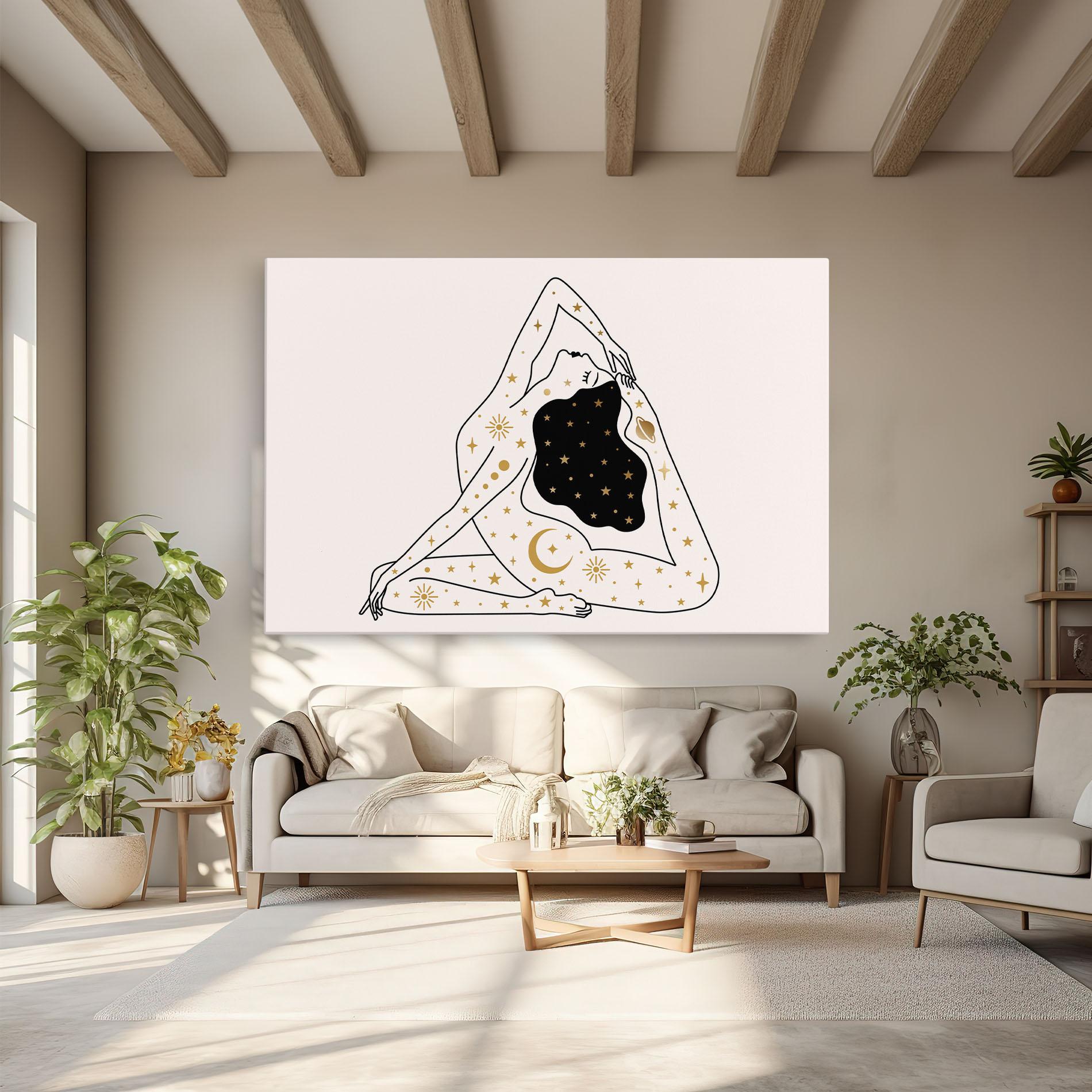 Tablou Canvas Stars Witch mockup 6