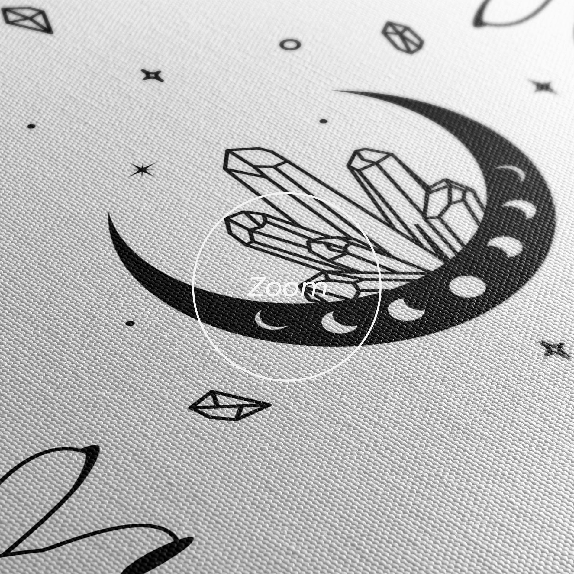 Tablou Canvas Crystal Hand mockup 3