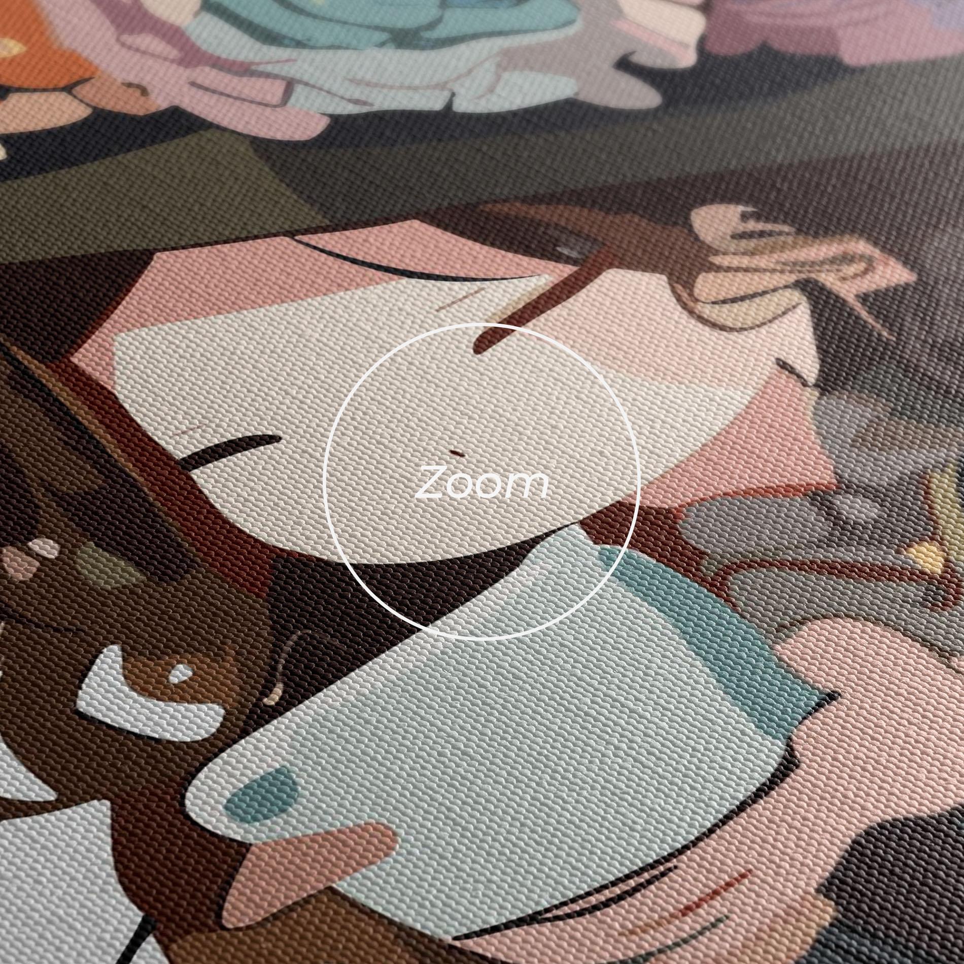 Tablou Canvas Cute Witch mockup 3