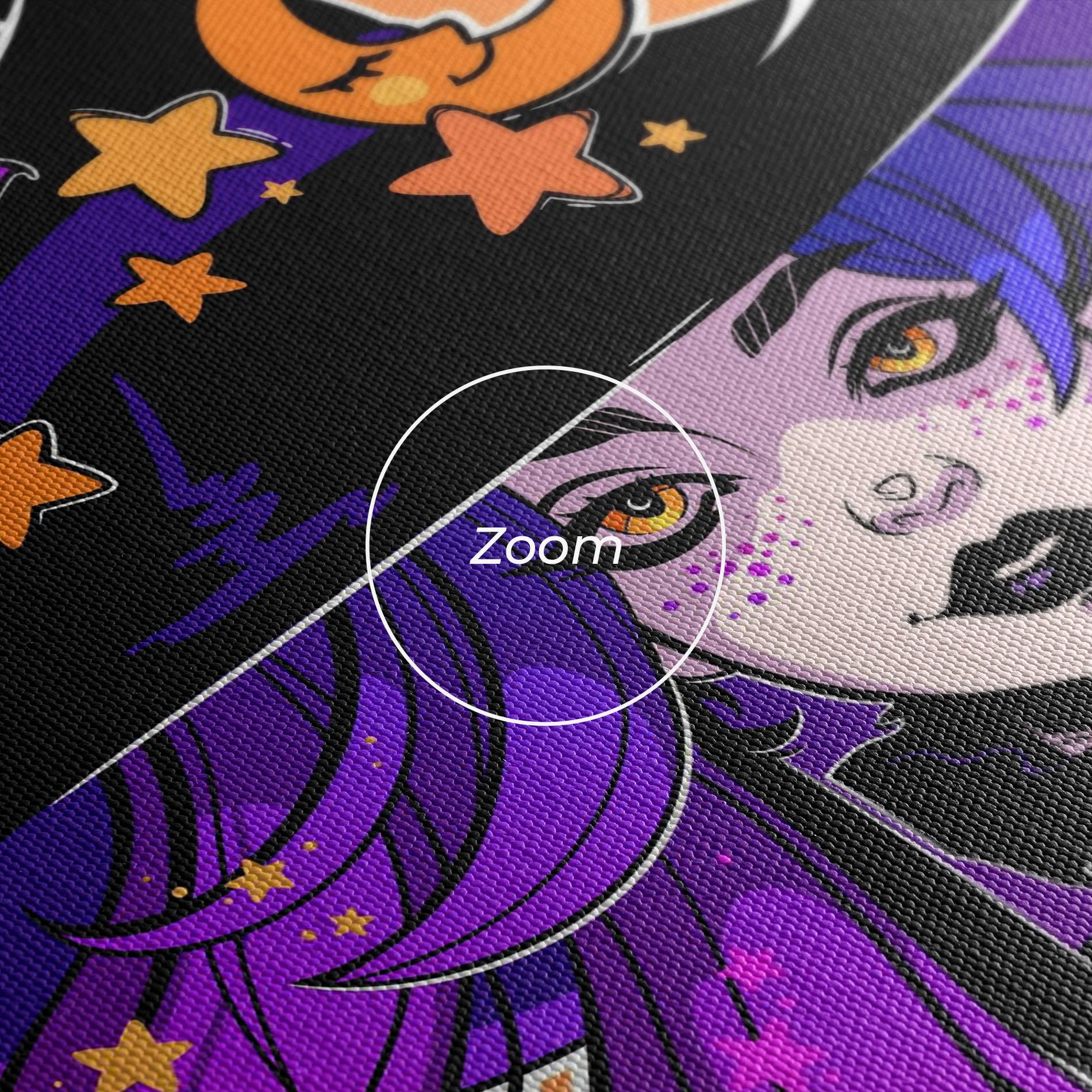 Tablou Canvas Purple Witch mockup 3