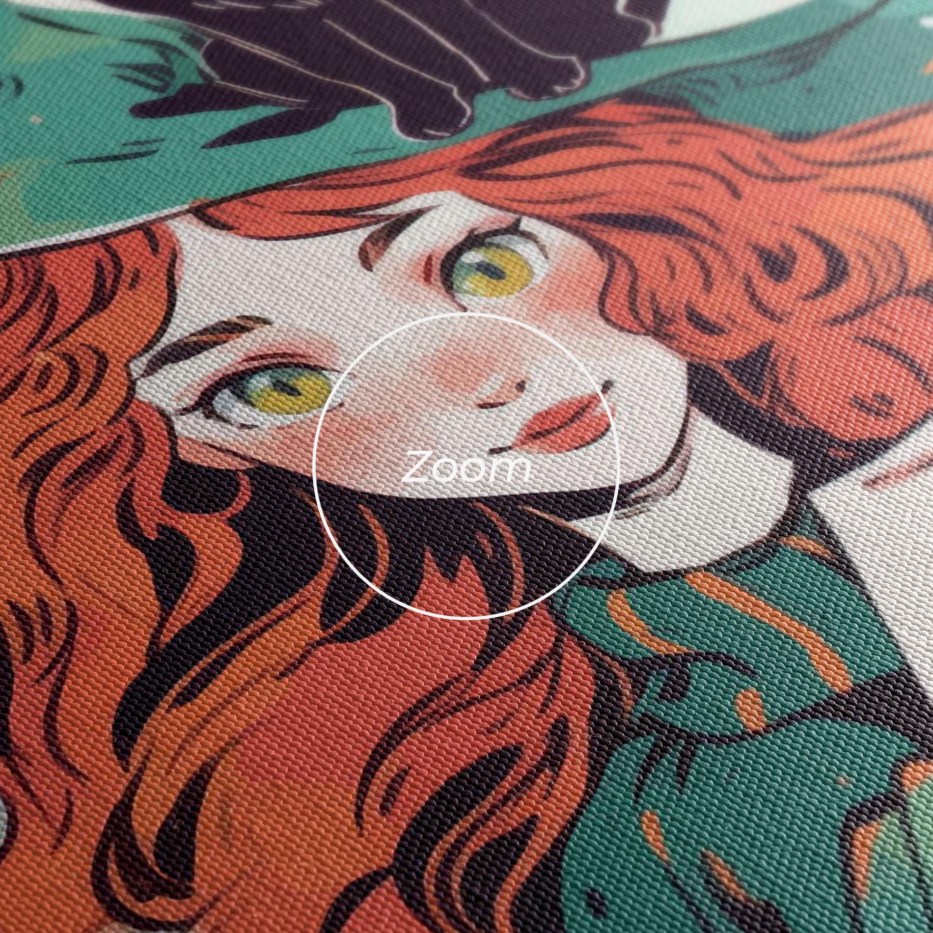 Tablou Canvas Red Air Witch mockup 3