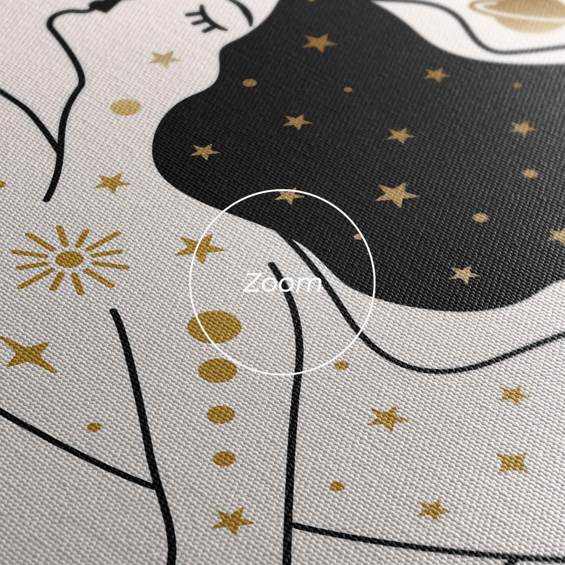Tablou Canvas Stars Witch mockup 3