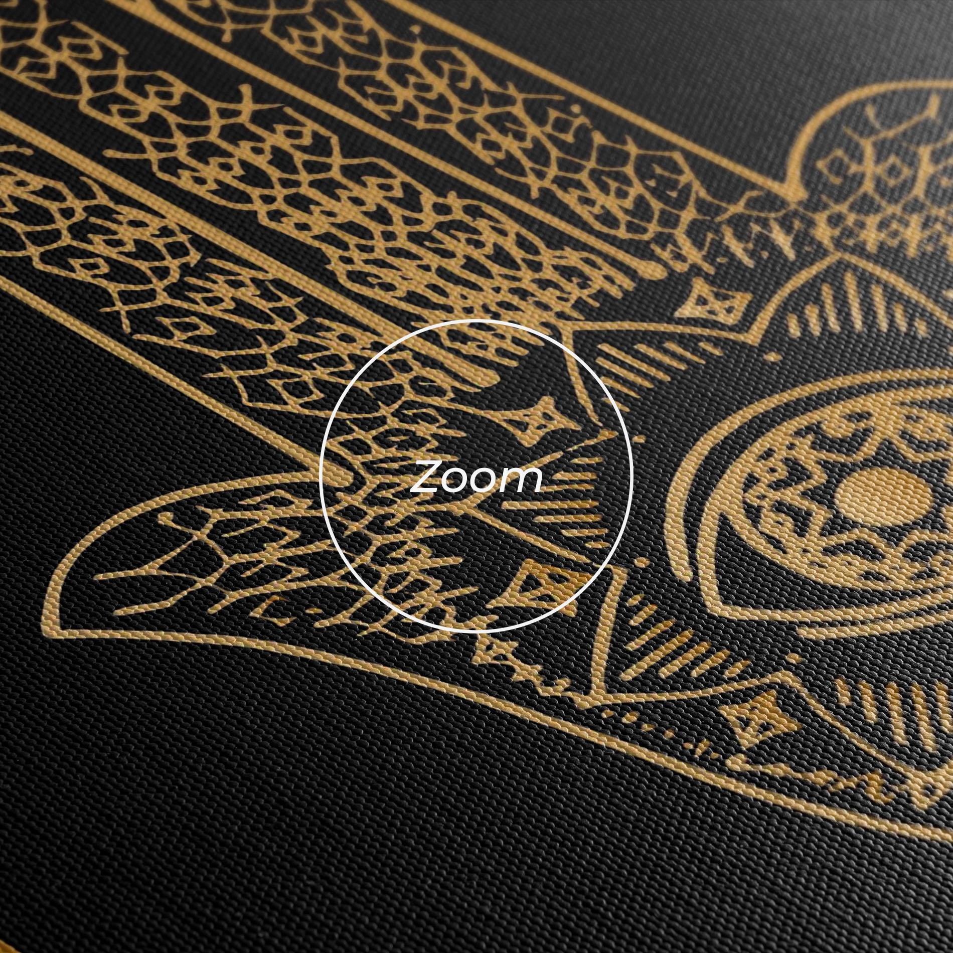 Tablou Canvas Witch Gold Hands mockup 3