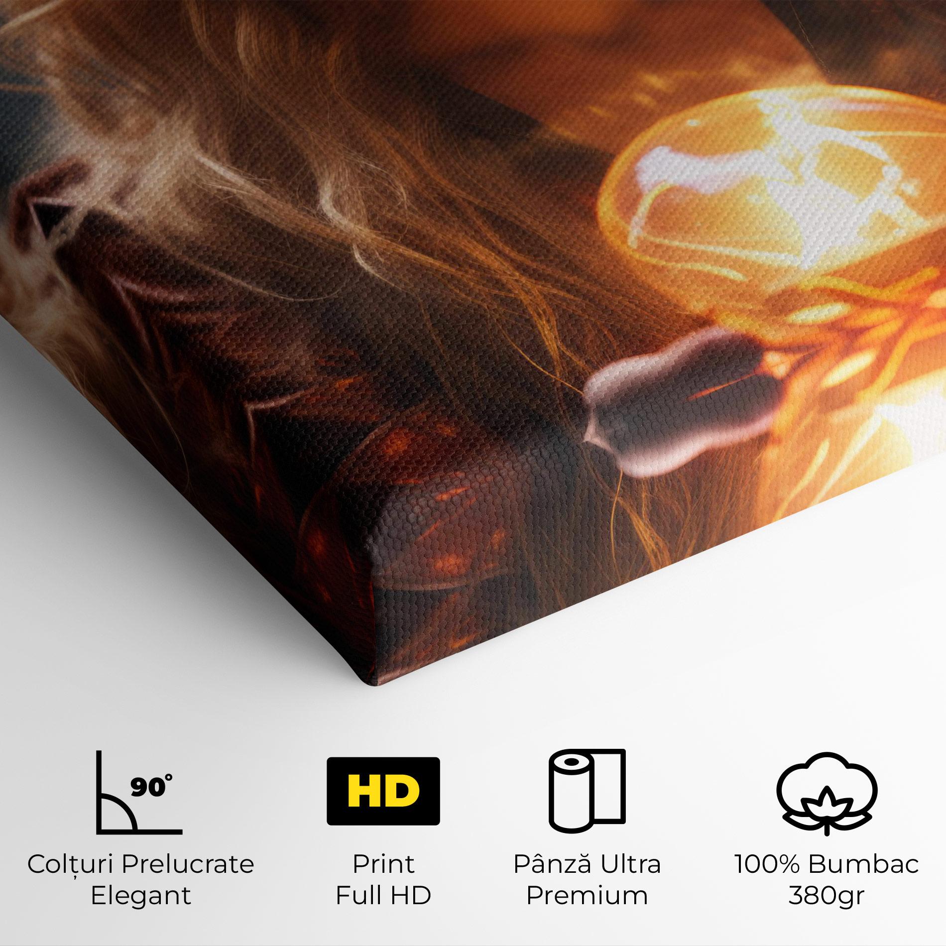 Tablou Canvas Beautiful Woman Witch mockup 4