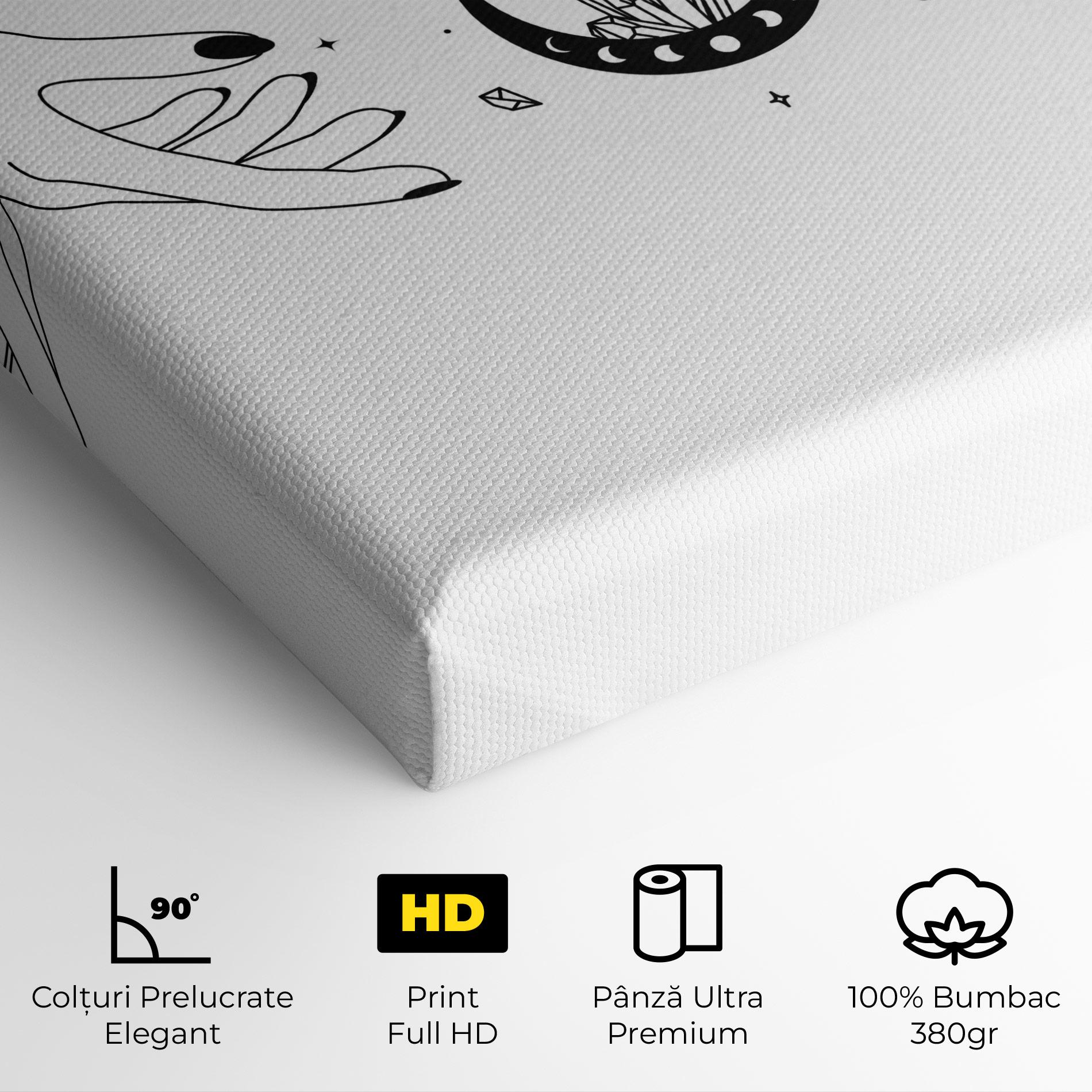 Tablou Canvas Crystal Hand mockup 4