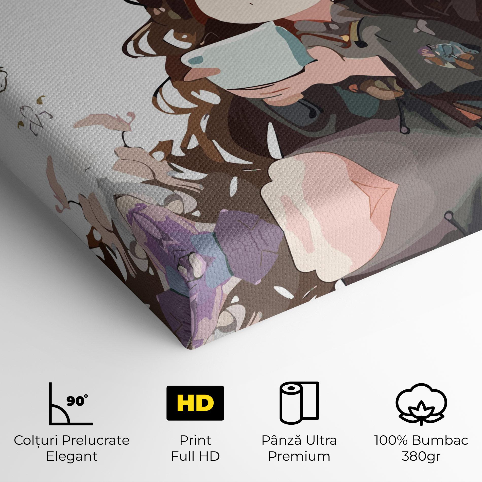Tablou Canvas Cute Witch mockup 4