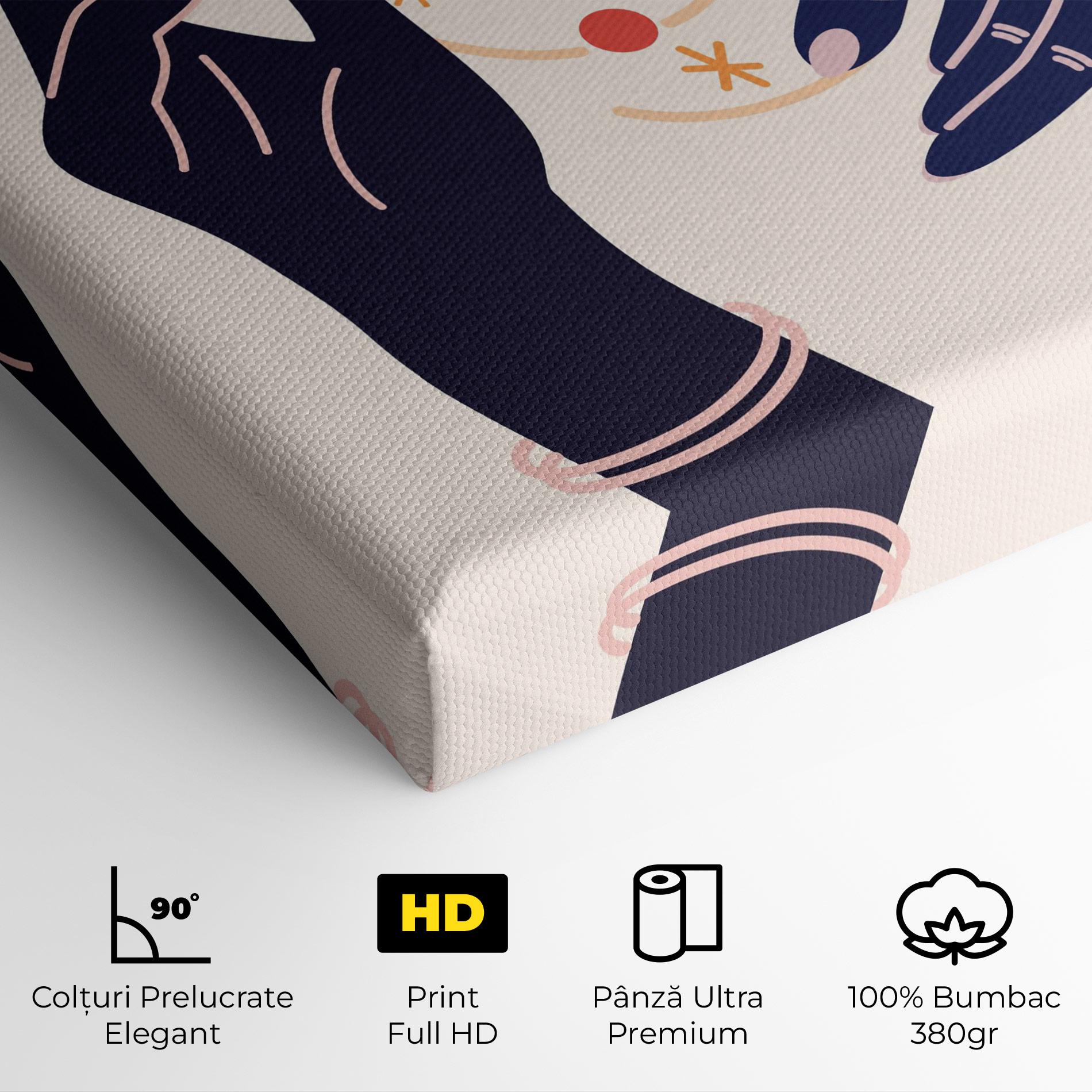 Tablou Canvas Magic Purple Hands mockup 4