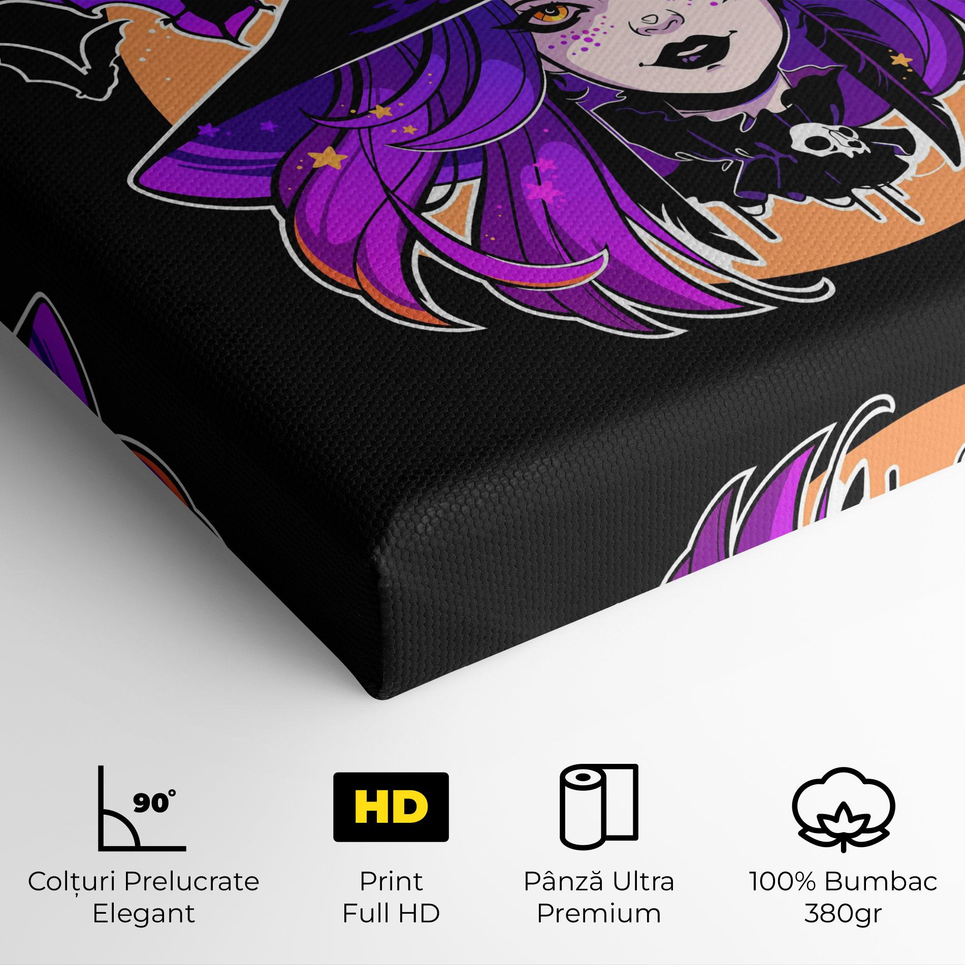 Tablou Canvas Purple Witch mockup 4