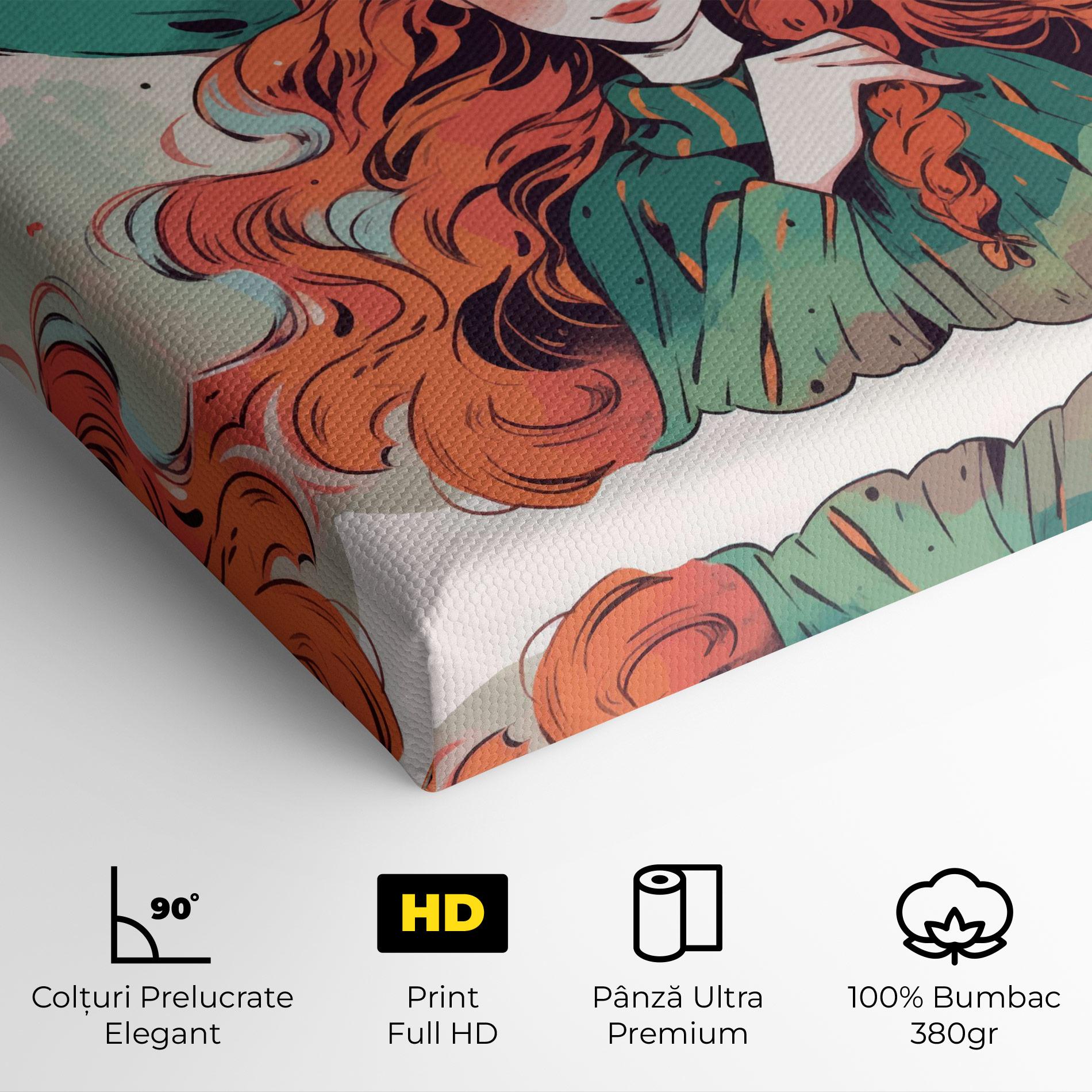 Tablou Canvas Red Air Witch mockup 4