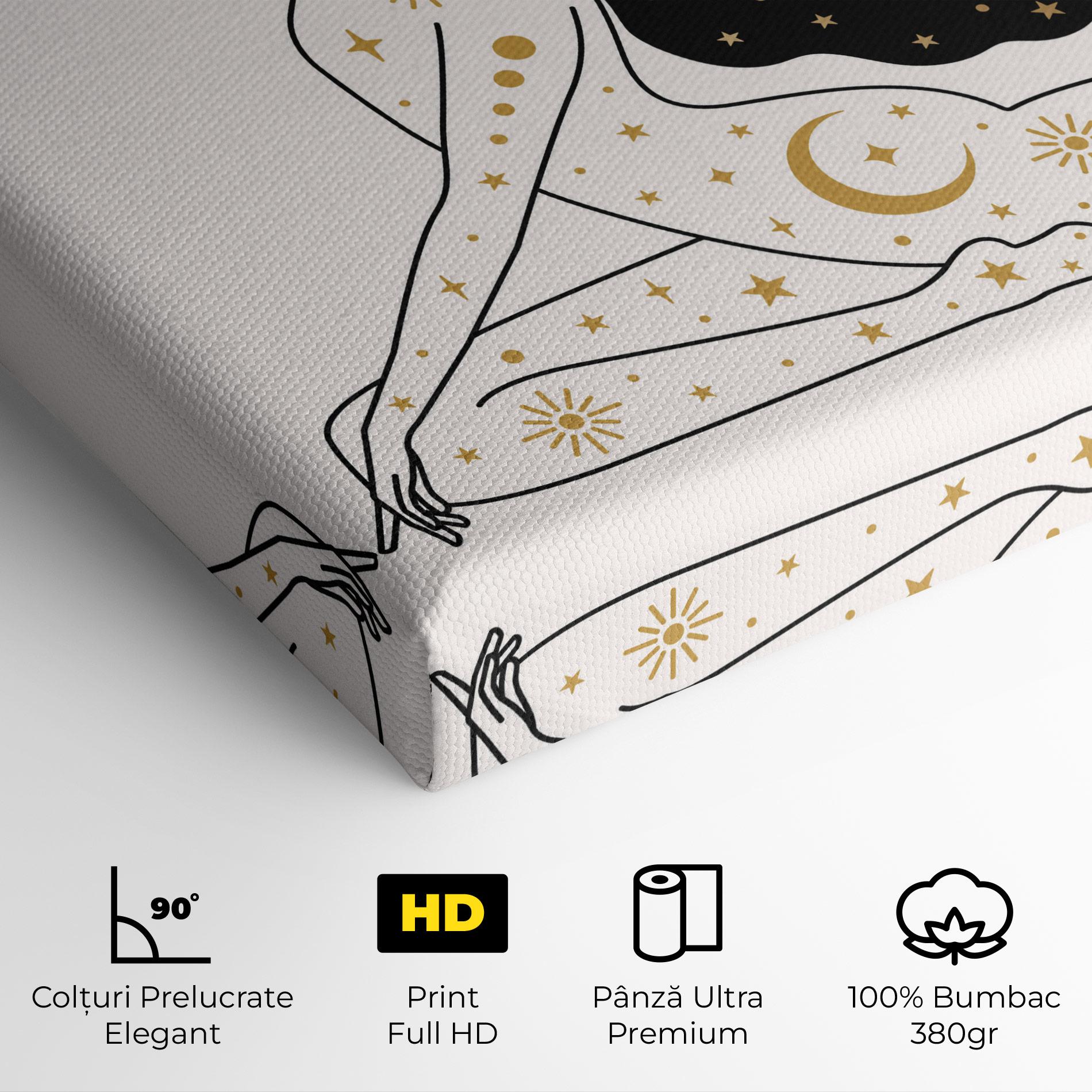 Tablou Canvas Stars Witch mockup 4