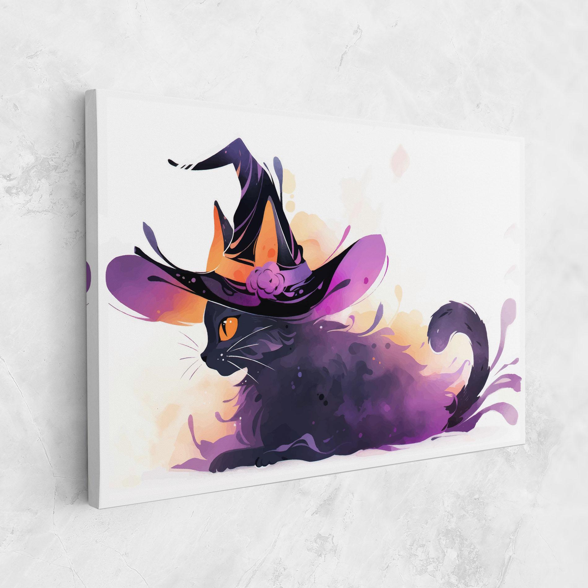 Tablou Canvas Cat Witch mockup 1