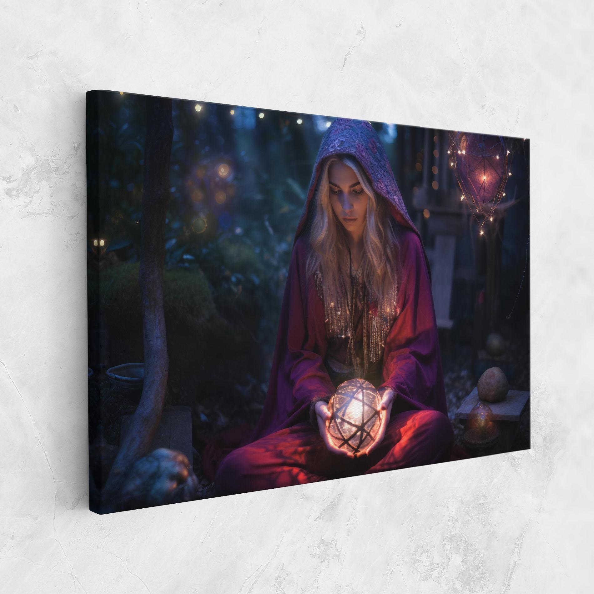 Tablou Canvas Garden Witch mockup 1