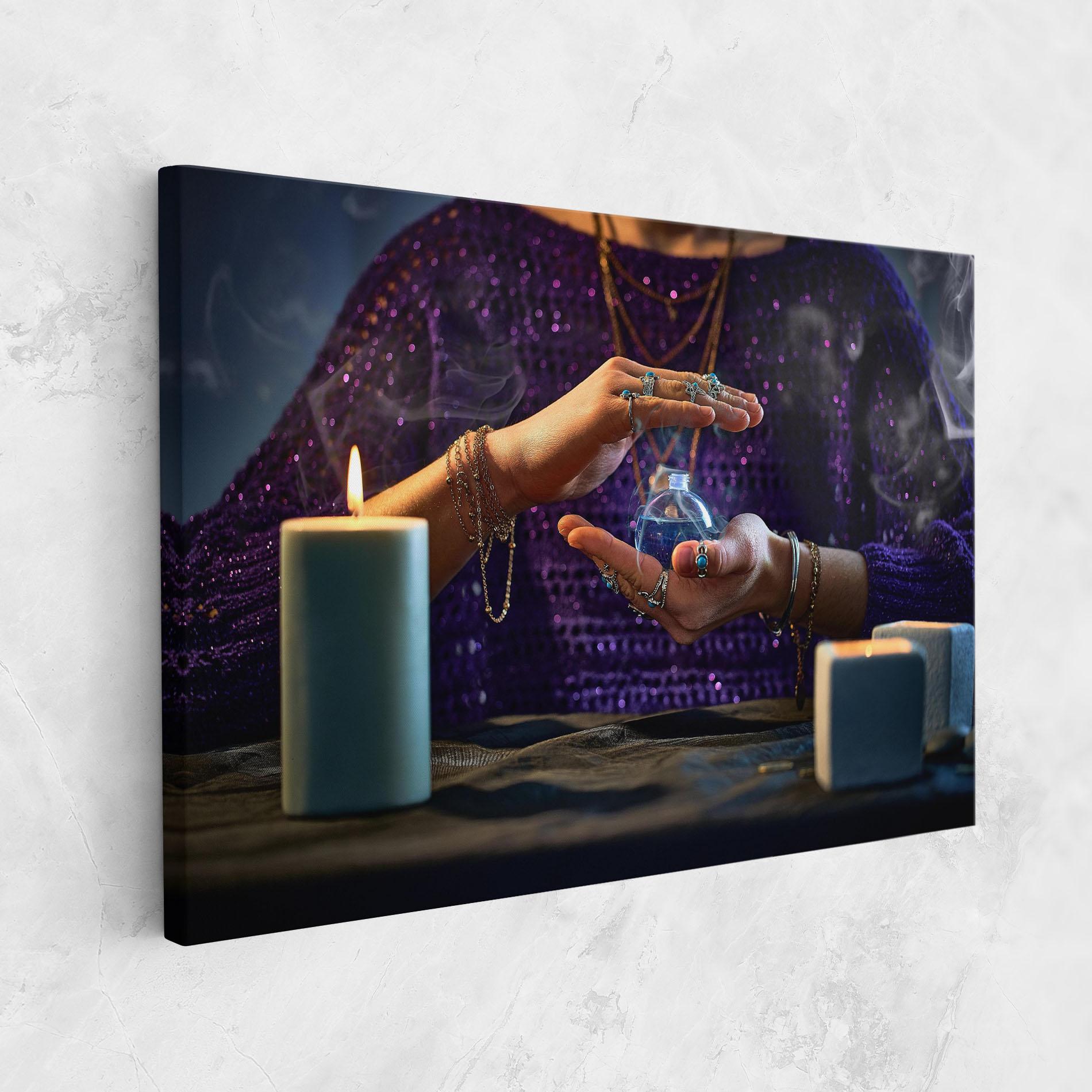 Tablou Canvas Witch Magic Smoke mockup 1