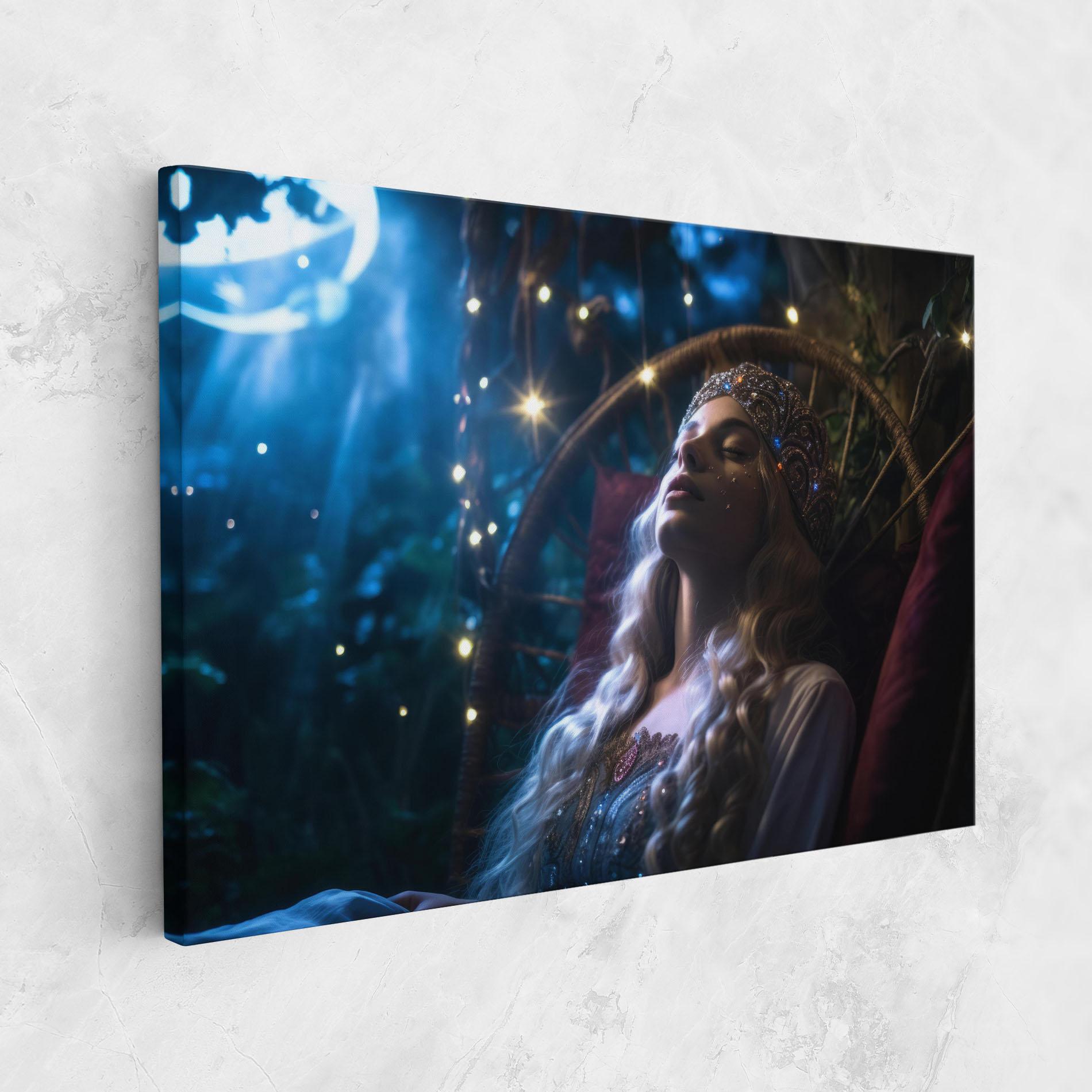 Tablou Canvas Witch Sleeping mockup 1