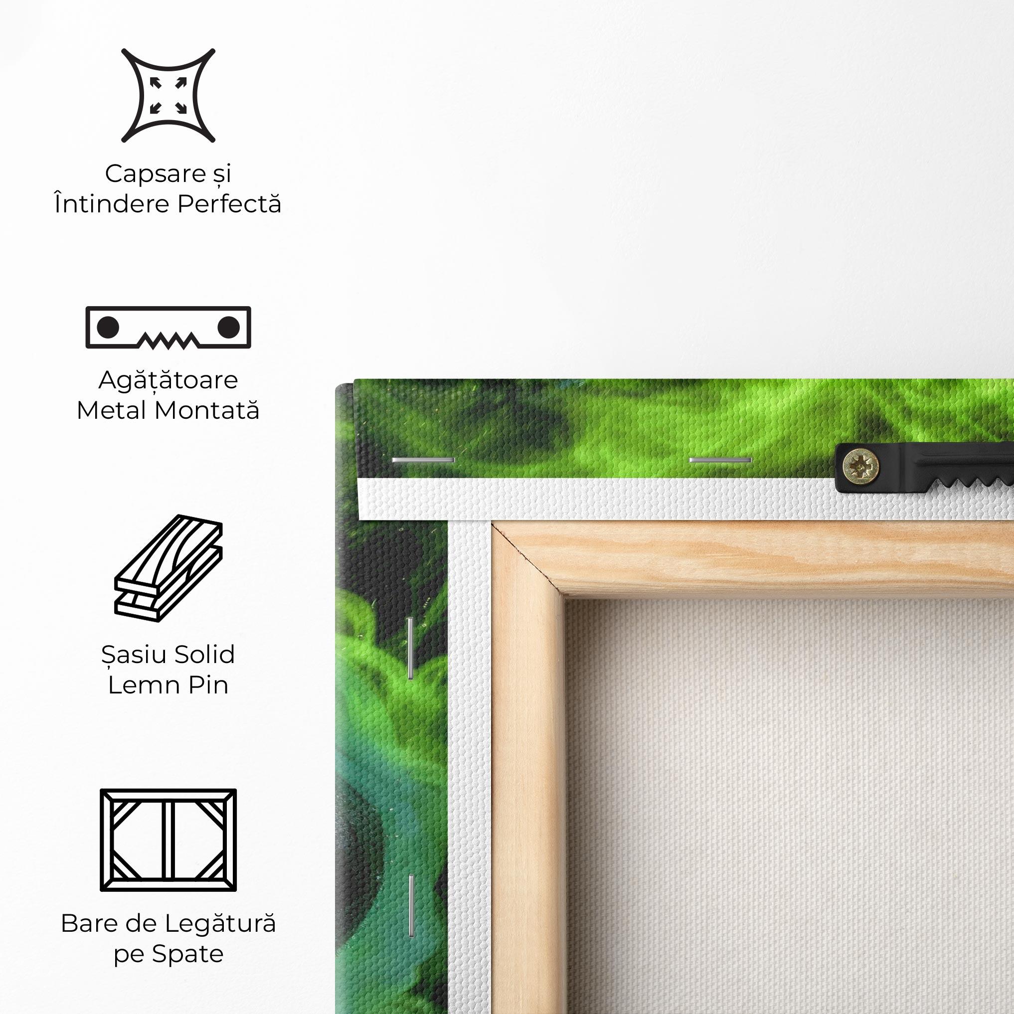 Tablou Canvas Green Portion mockup 5