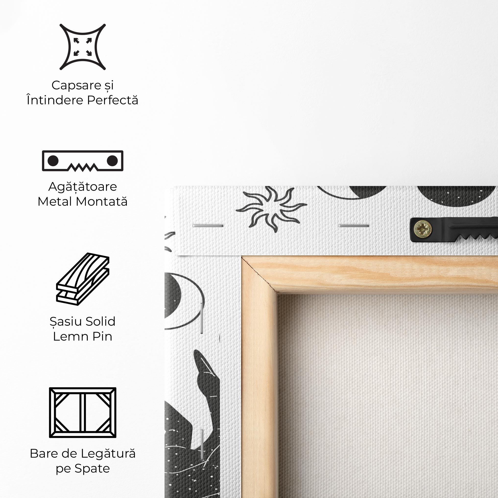 Tablou Canvas Magic Moon Hands mockup 5