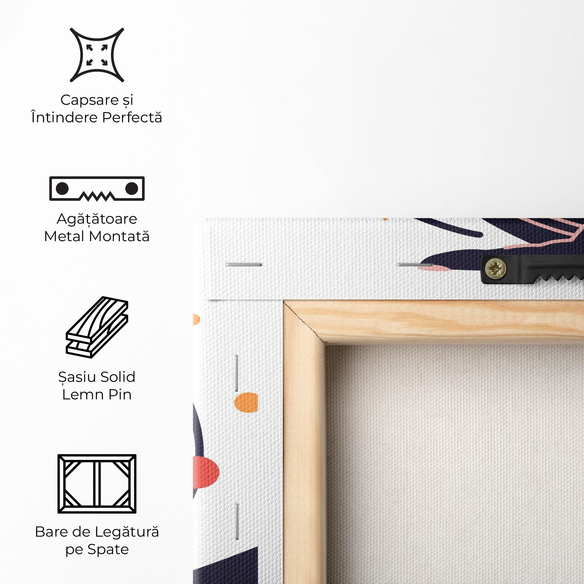 Tablou Canvas Purple Magic Hands mockup 5