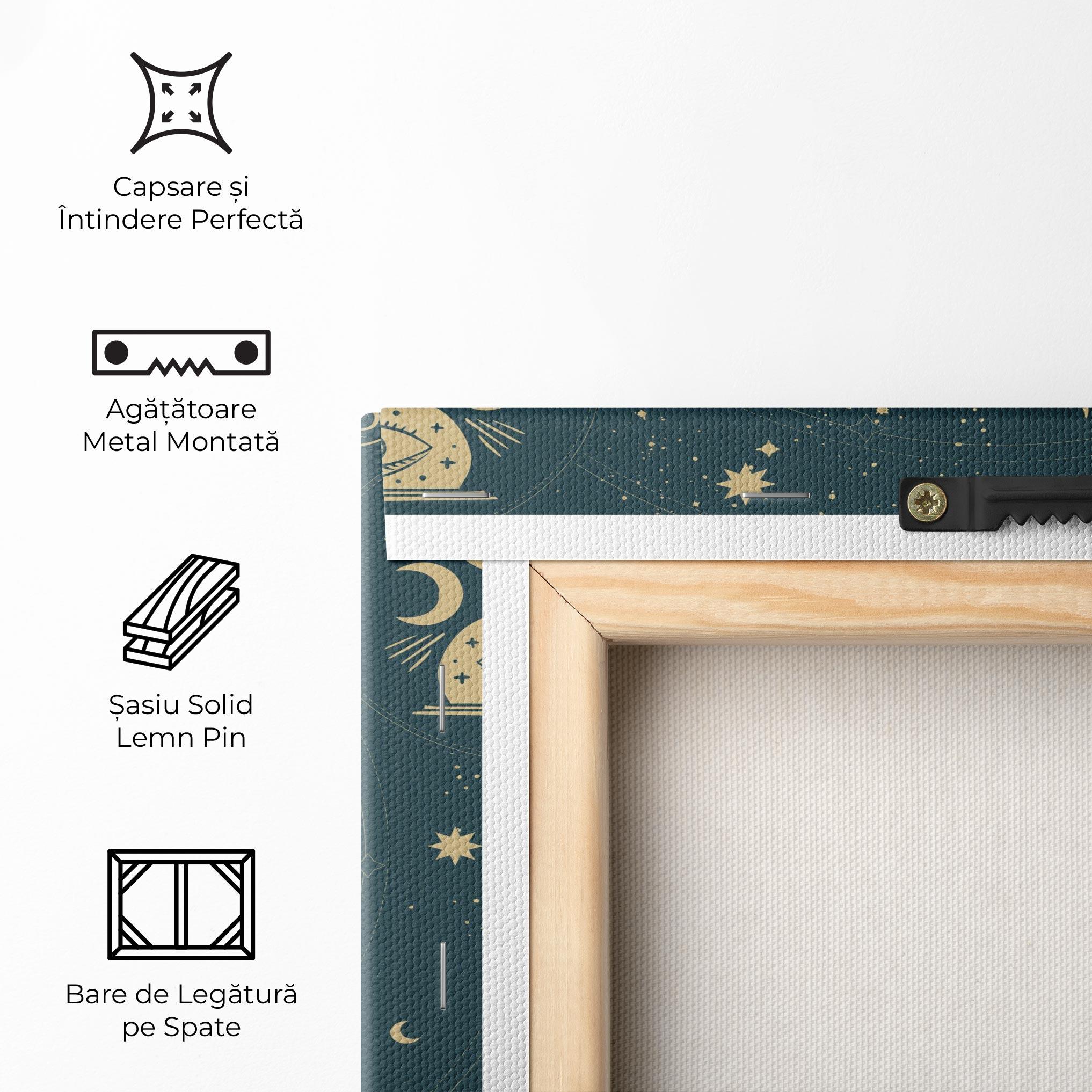 Tablou Canvas Sun Face Magic mockup 5