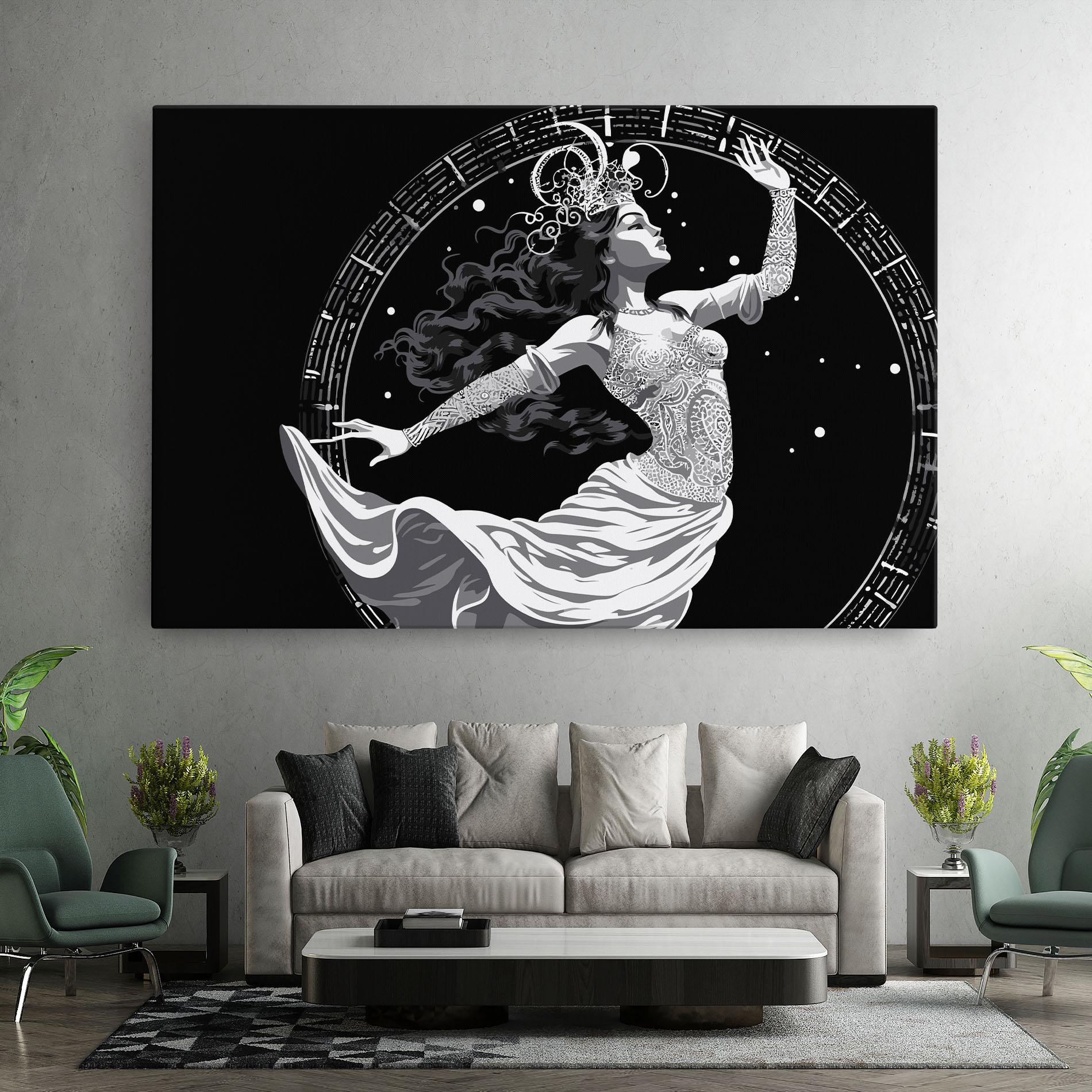 Tablou Canvas Beautiful Witch mockup 7