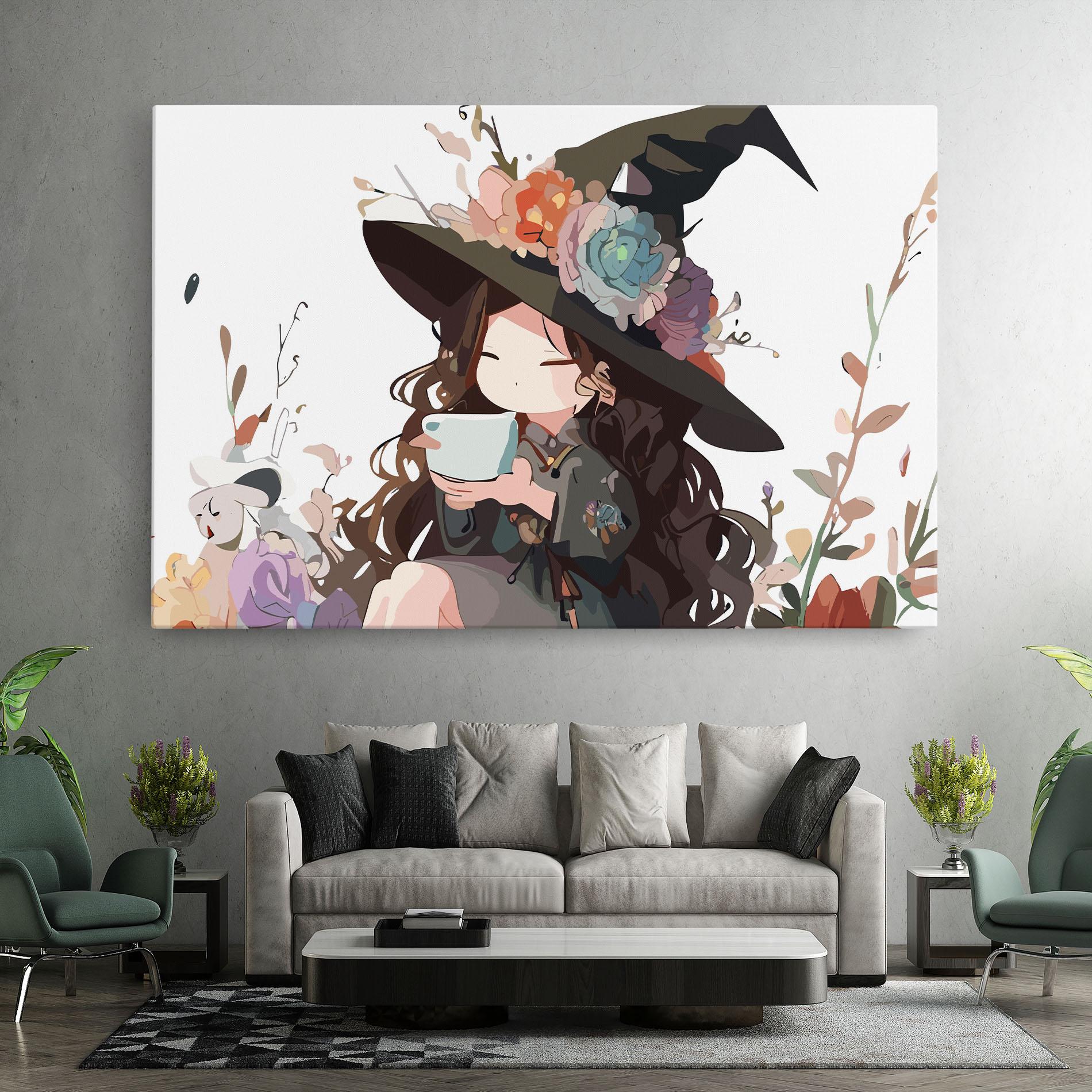Tablou Canvas Cute Witch mockup 7