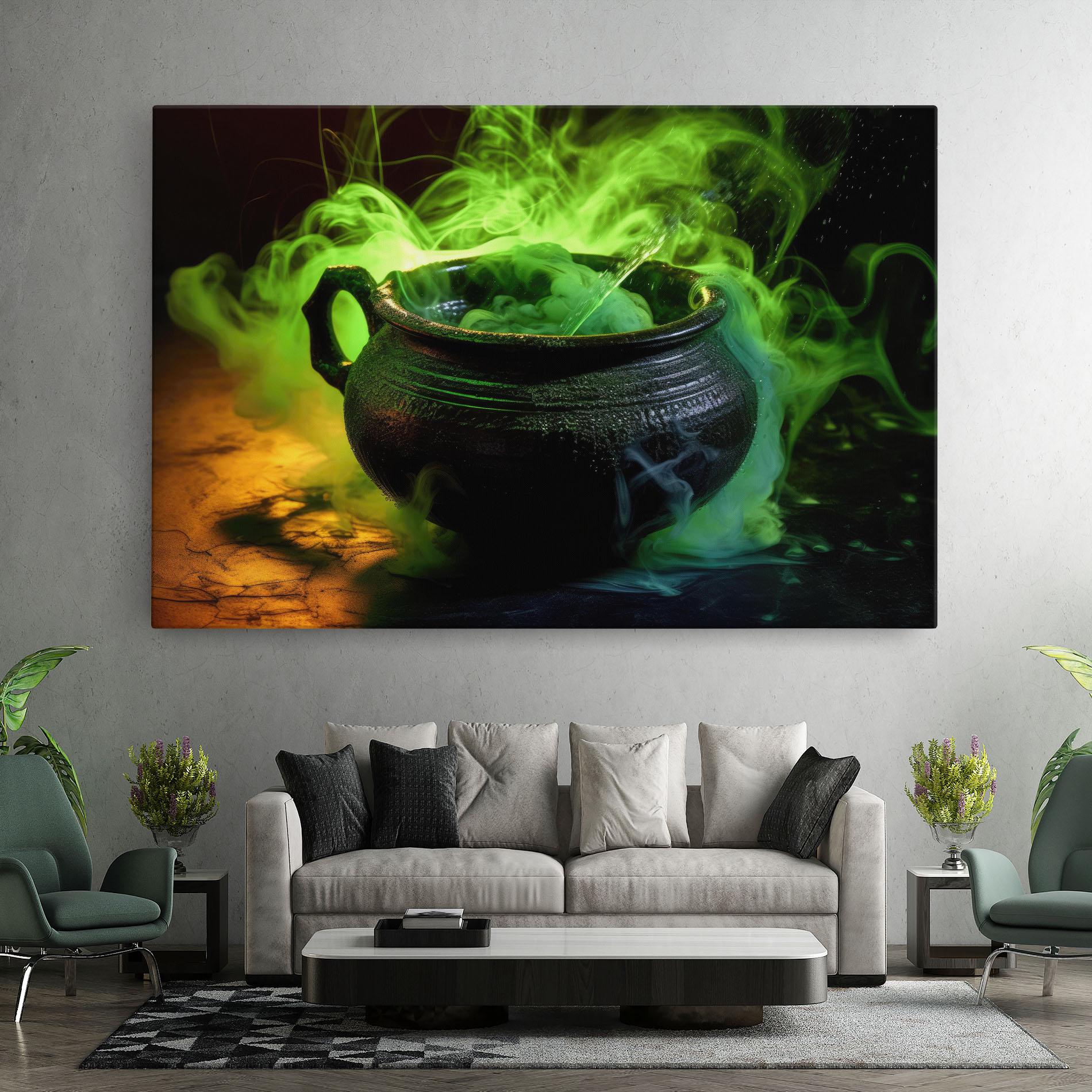 Tablou Canvas Green Portion mockup 7