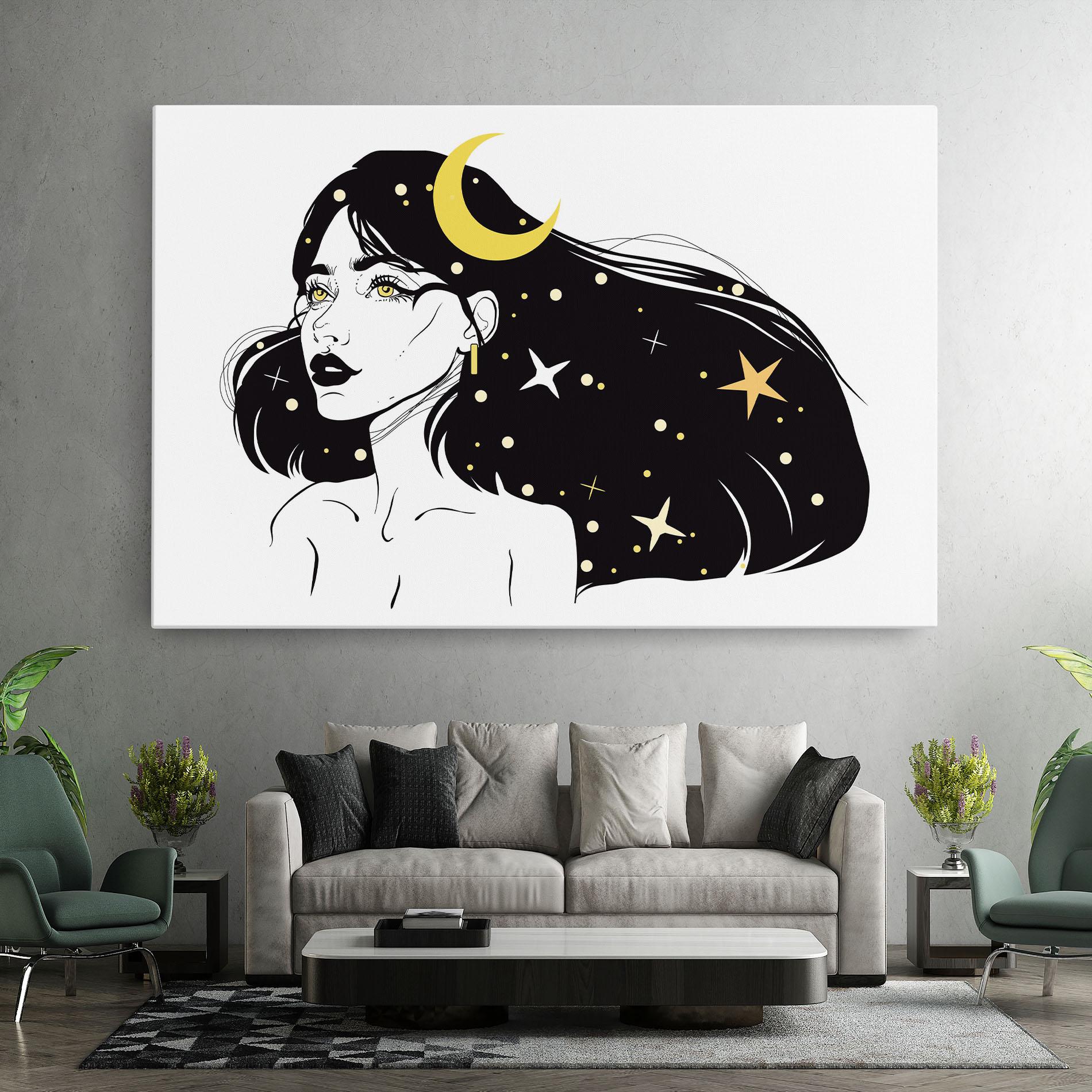 Tablou Canvas Night Witch mockup 7