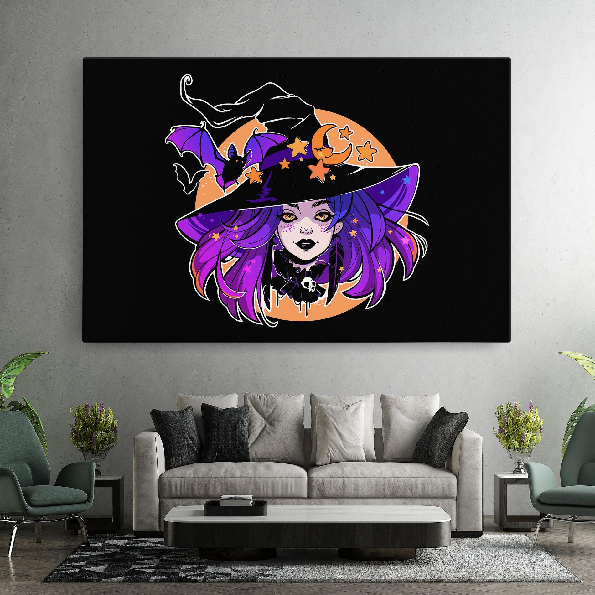 Tablou Canvas Purple Witch mockup 7