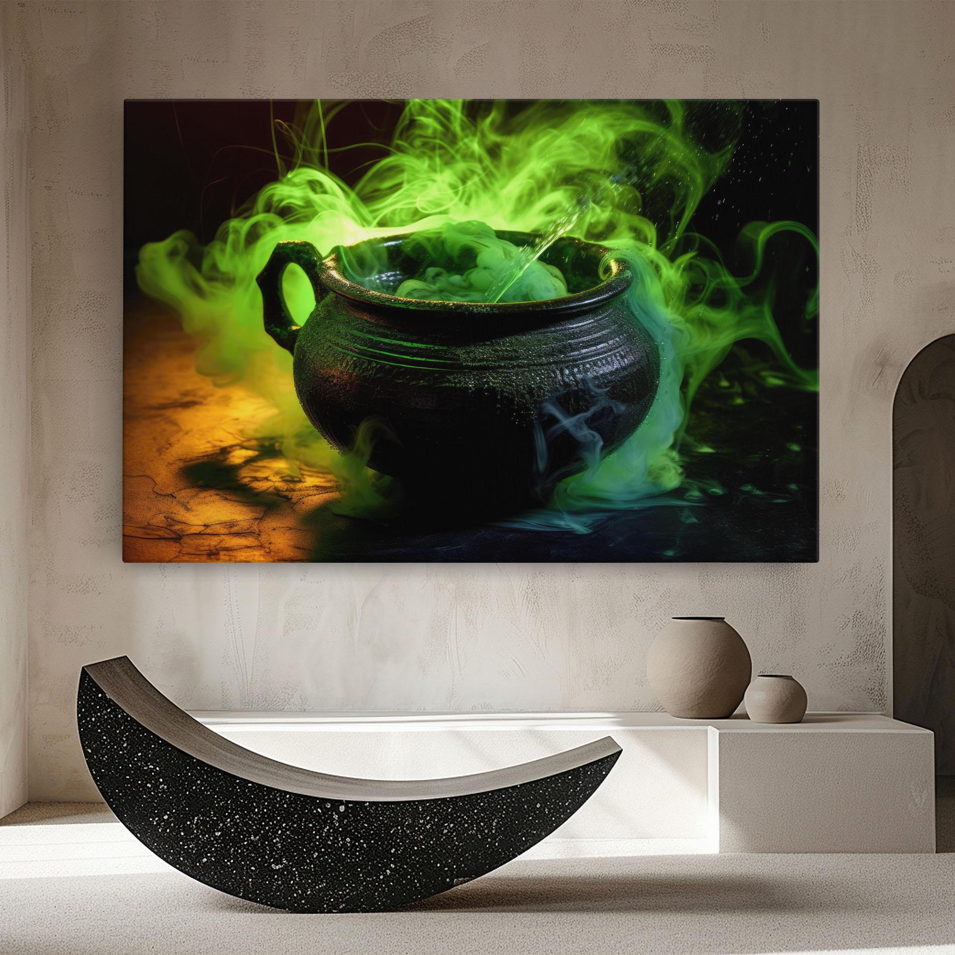 Tablou Canvas Green Portion mockup 8