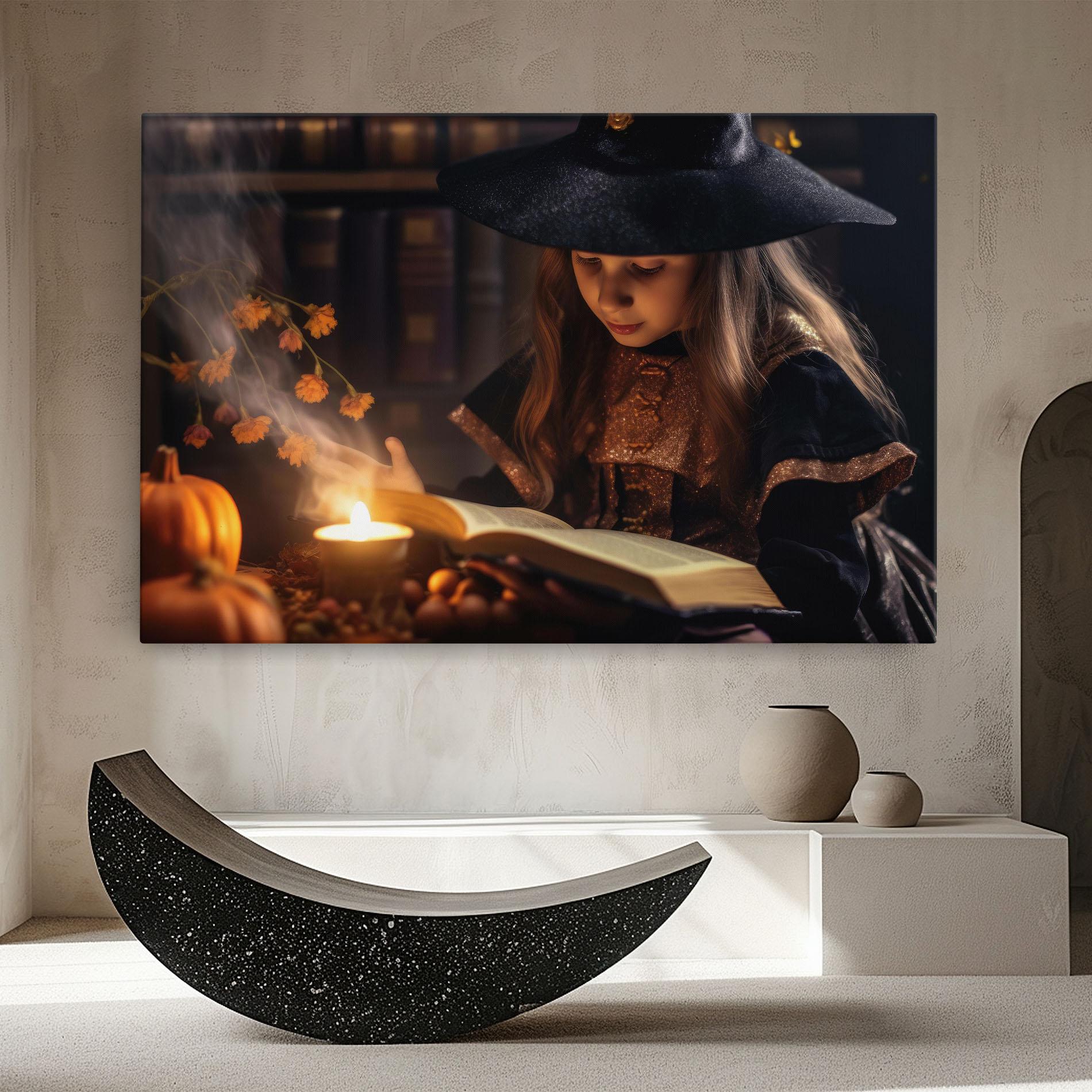 Tablou Canvas Little Witch mockup 8