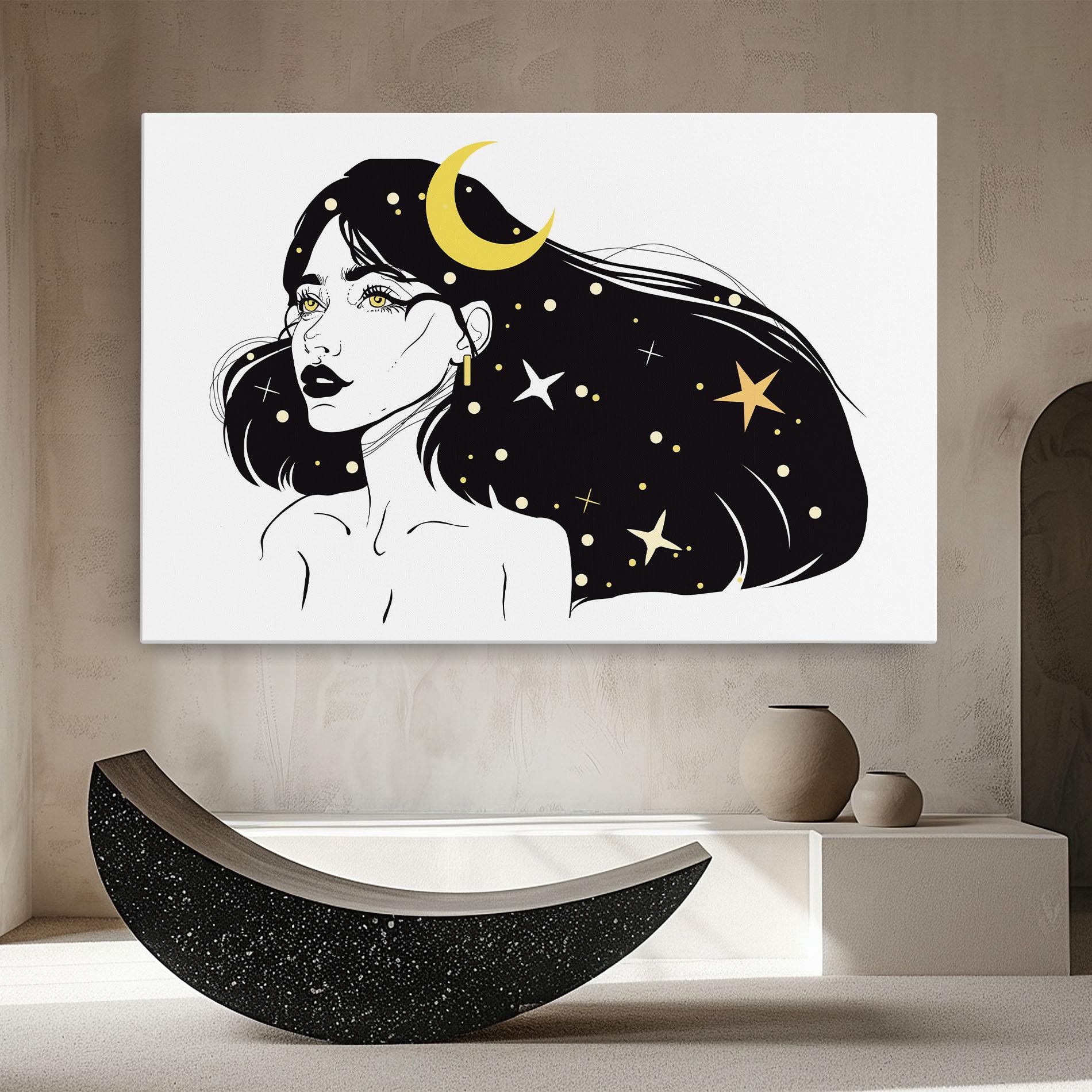 Tablou Canvas Night Witch mockup 8