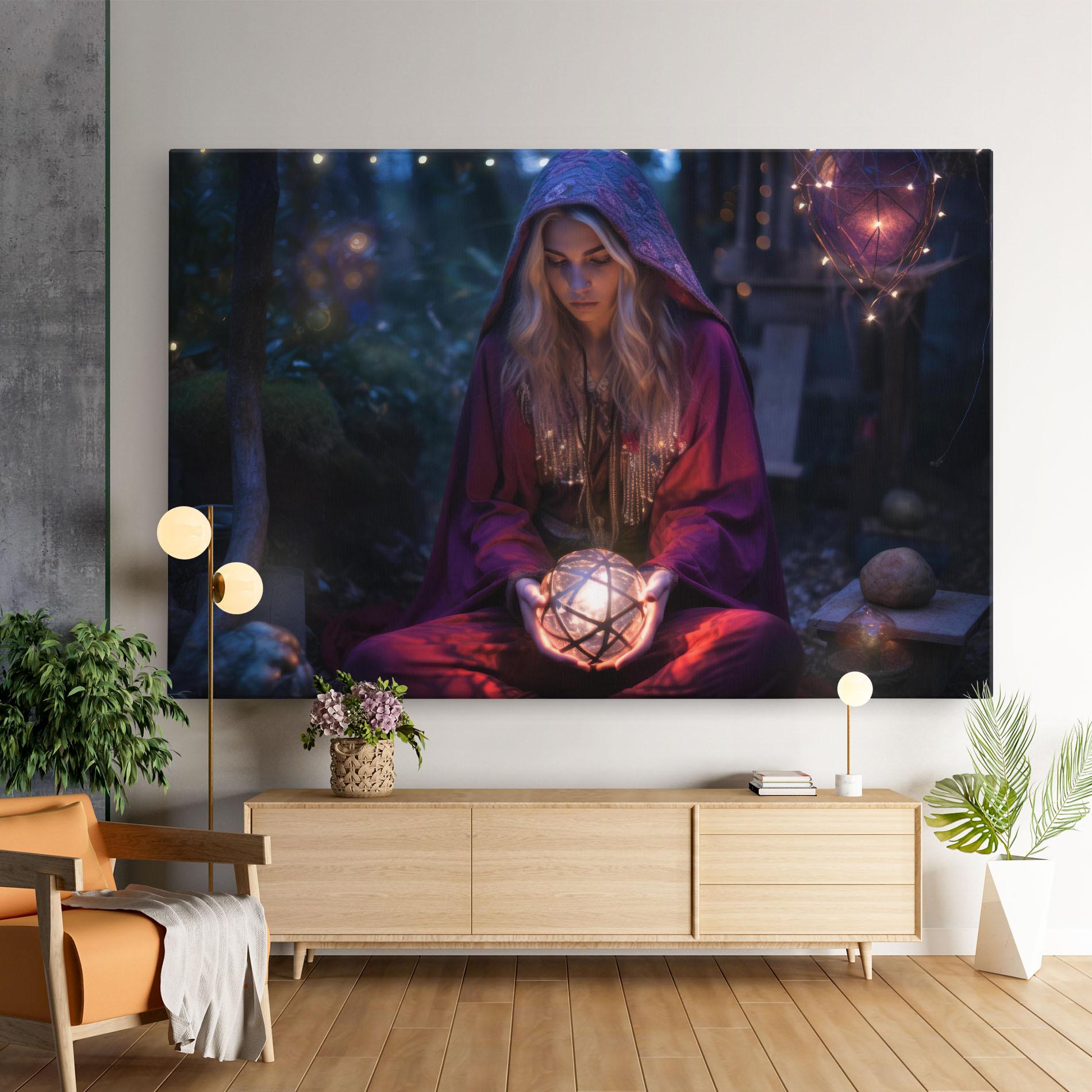 Tablou Canvas Garden Witch mockup 9