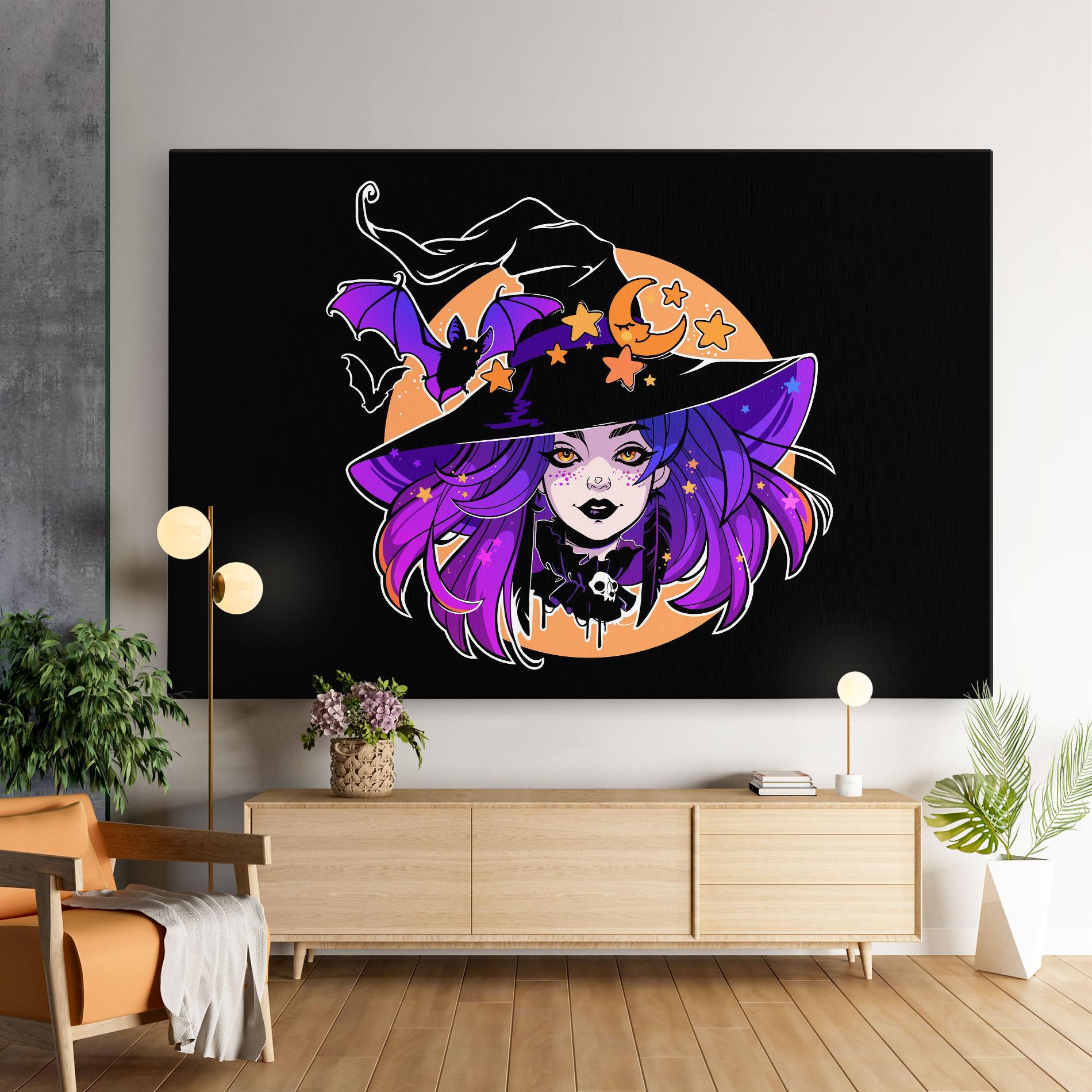 Tablou Canvas Purple Witch mockup 9