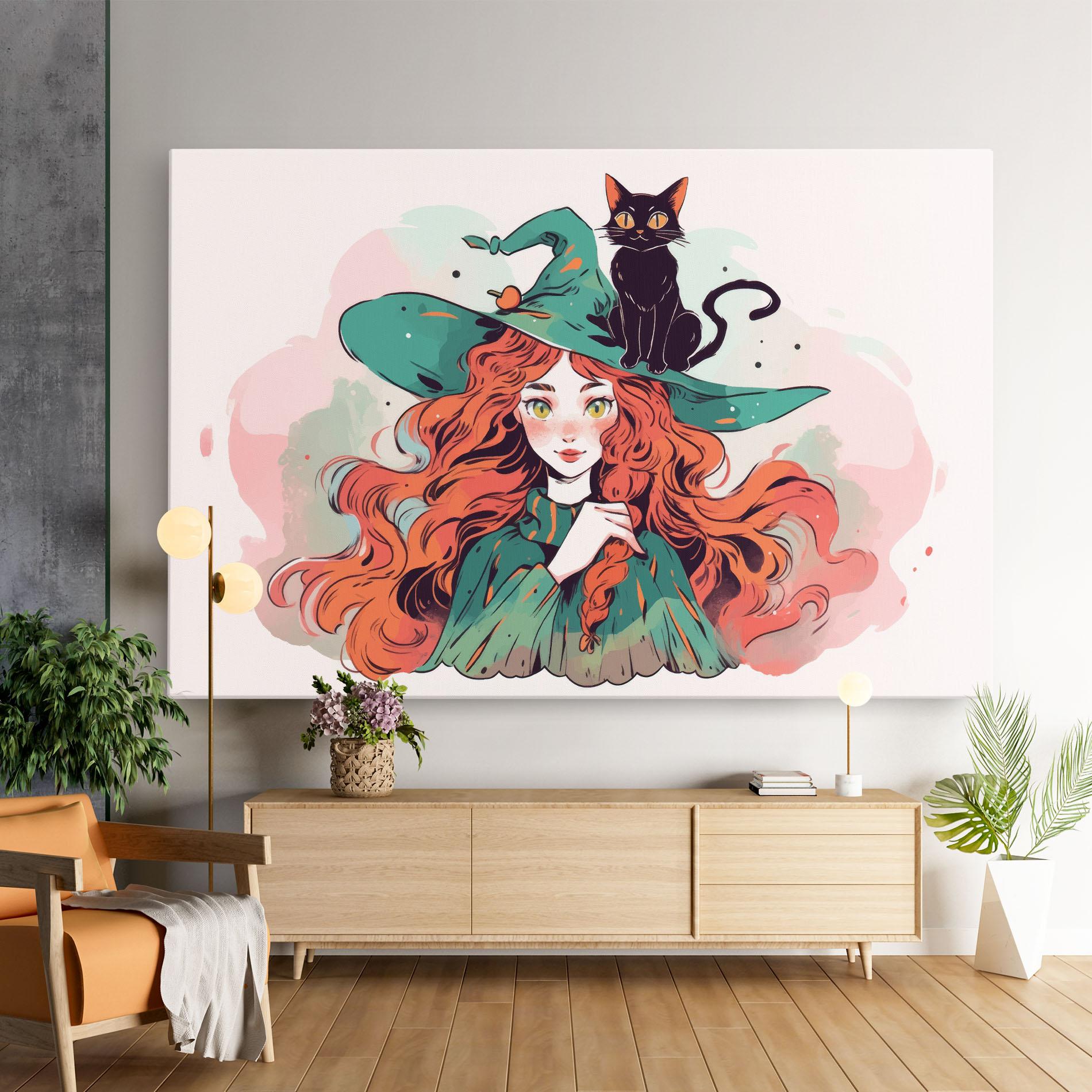 Tablou Canvas Red Air Witch mockup 9