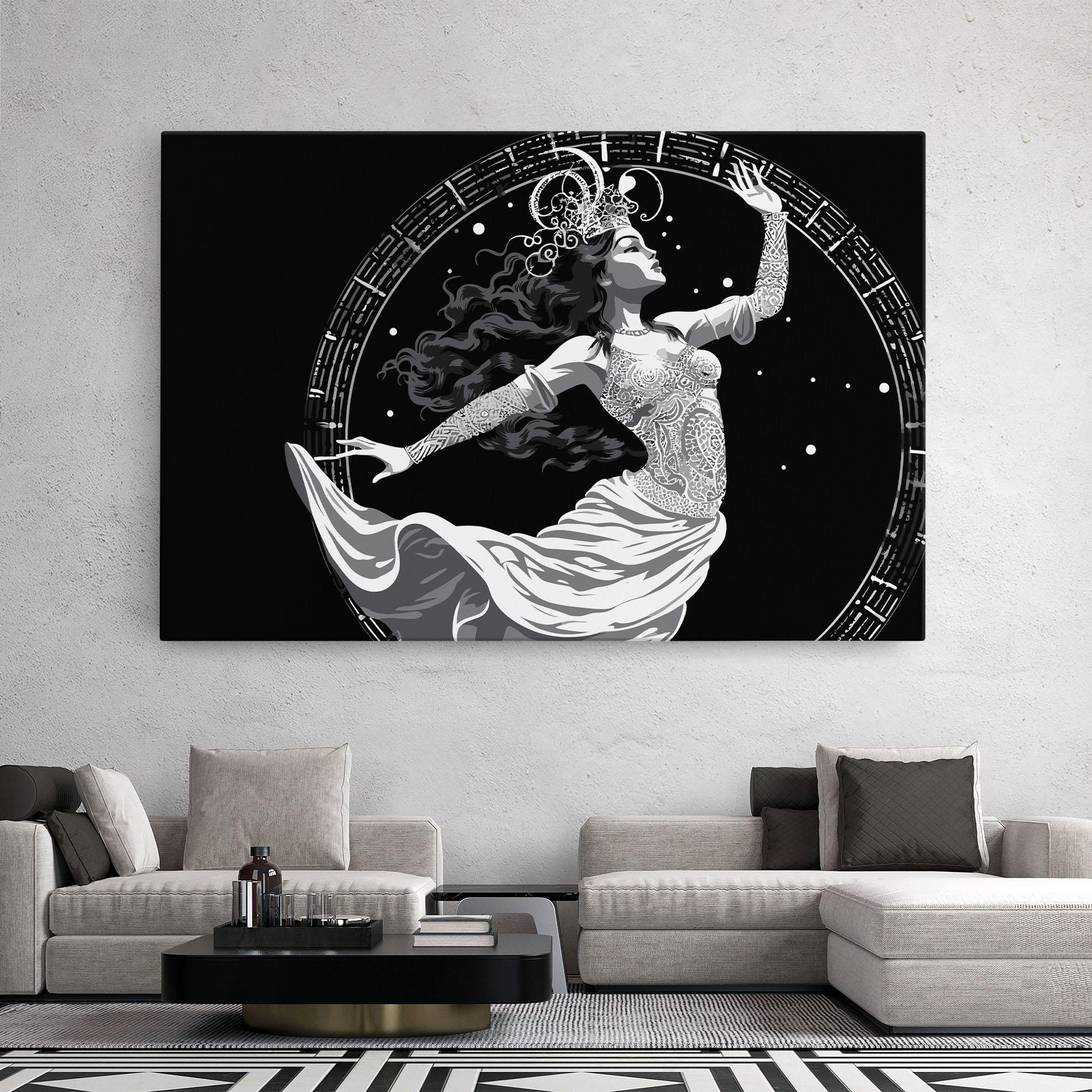 Tablou Canvas Beautiful Witch mockup 2