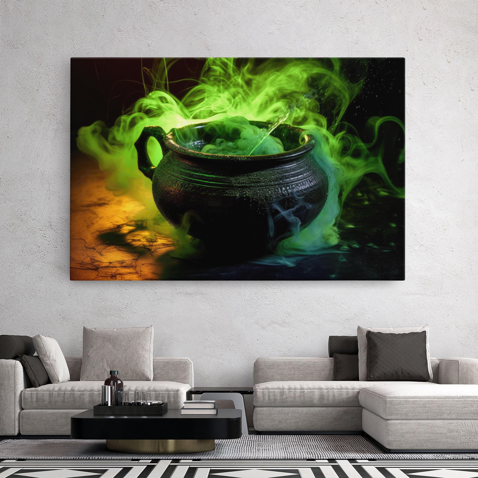 Tablou Canvas Green Portion mockup 2