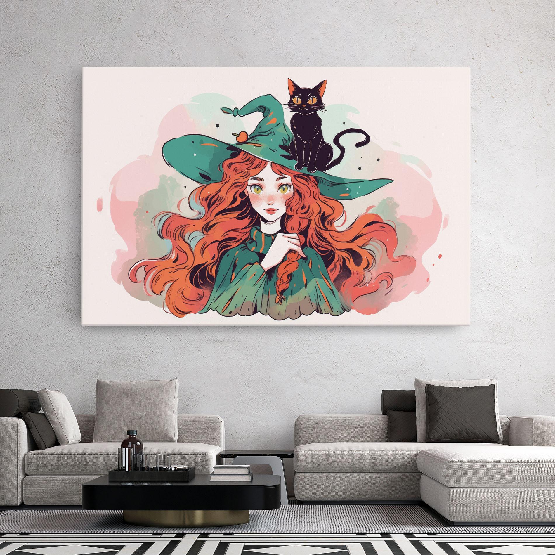 Tablou Canvas Red Air Witch mockup 2