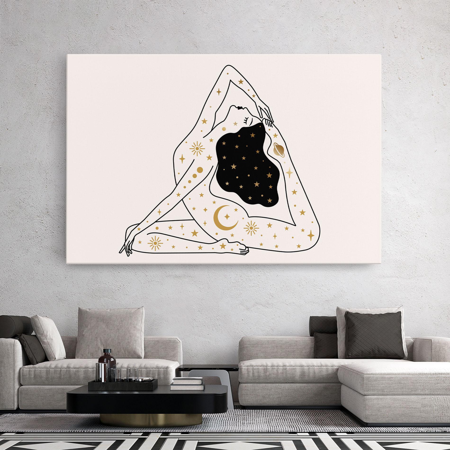 Tablou Canvas Stars Witch mockup 2