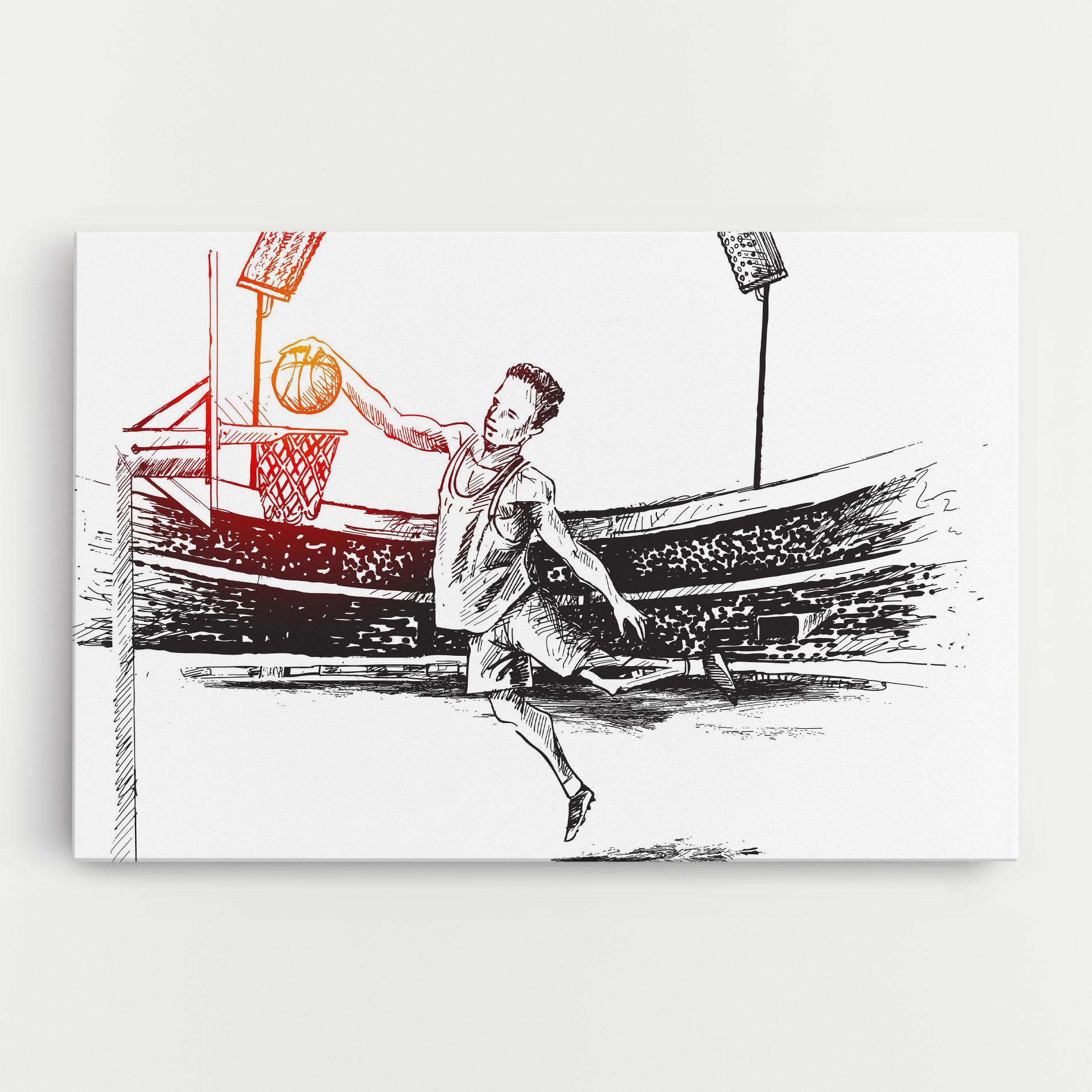 Tablou Canvas Basket Arena mockup 0