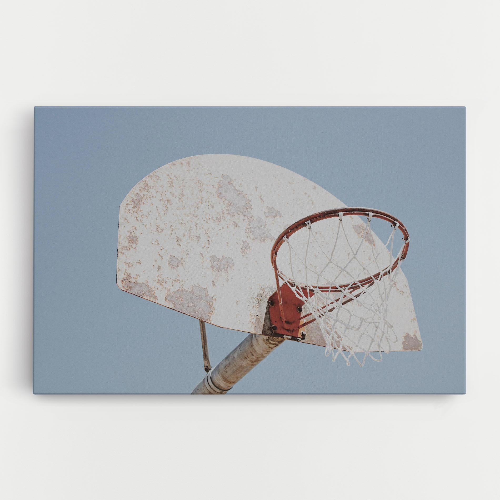 Tablou Canvas Old Basketball Hoop mockup 0